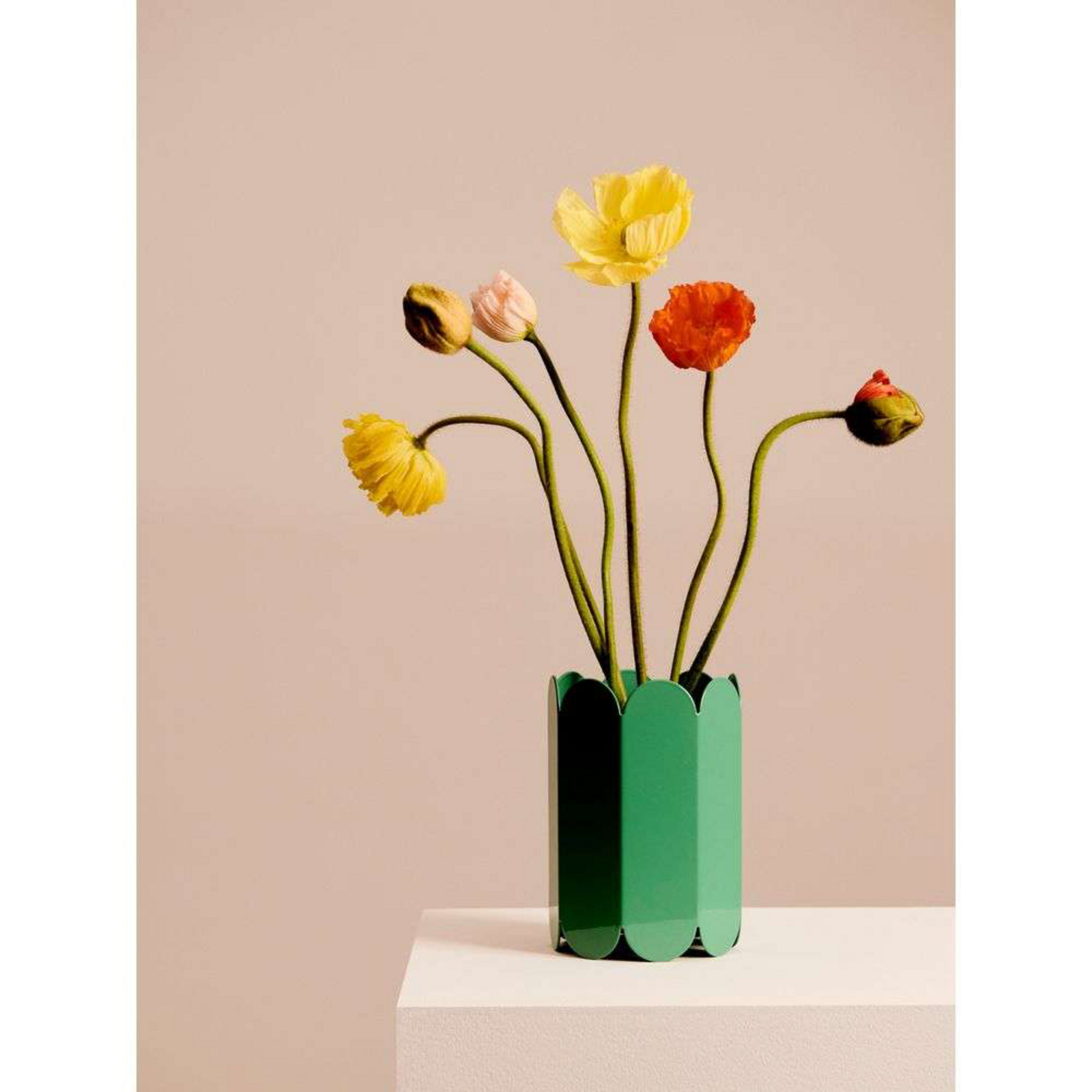 Arcs Vase S Green - Hay