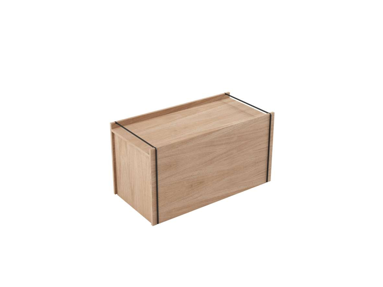 Storage Box Oak Black - Moebe