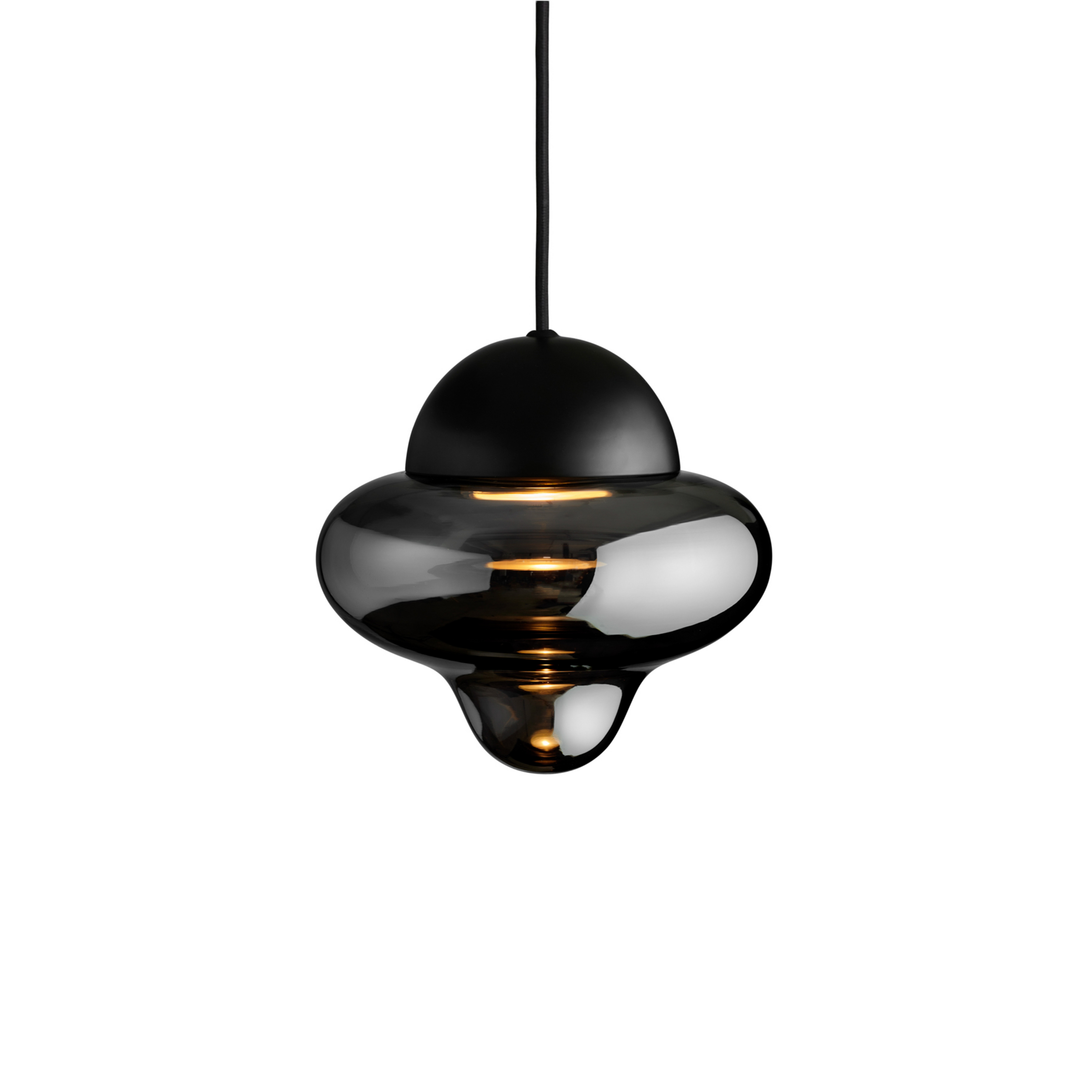 Nutty Pendelleuchte Smoke/Black - Design By Us