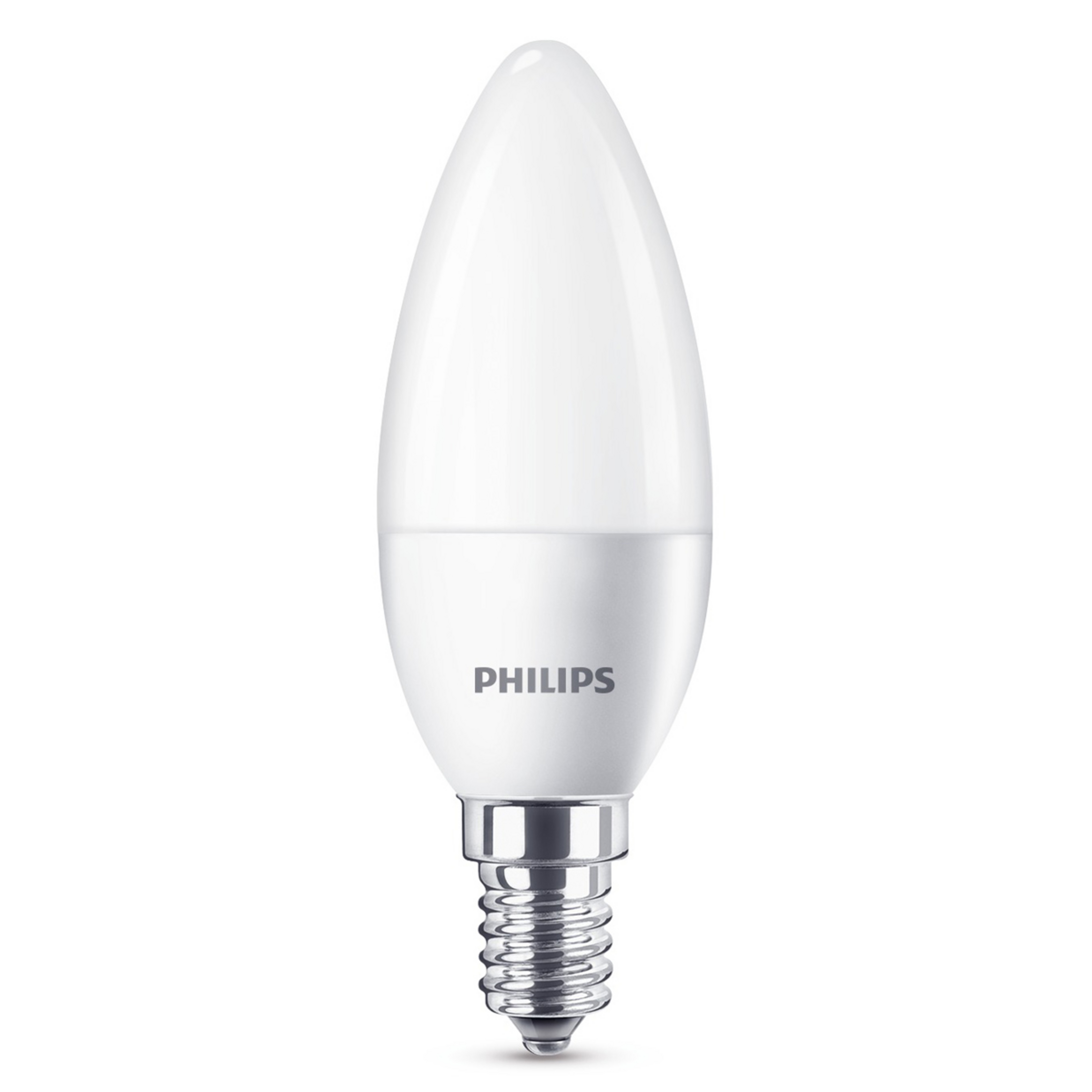 Philips E14 4,3 W 840 ampoule flamme LED mate