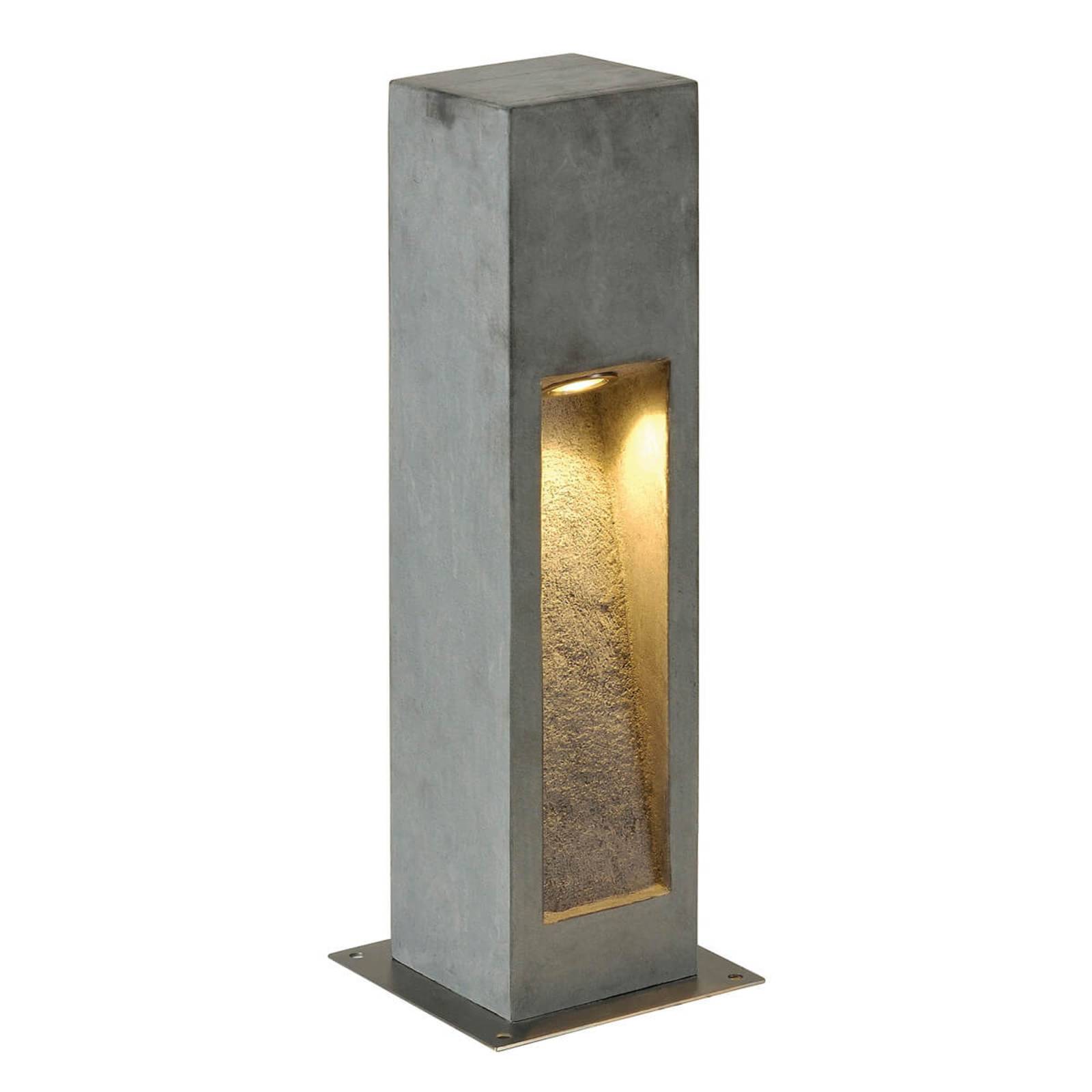 SLV Arrock Stone LED-Sockelleuchte aus Naturstein