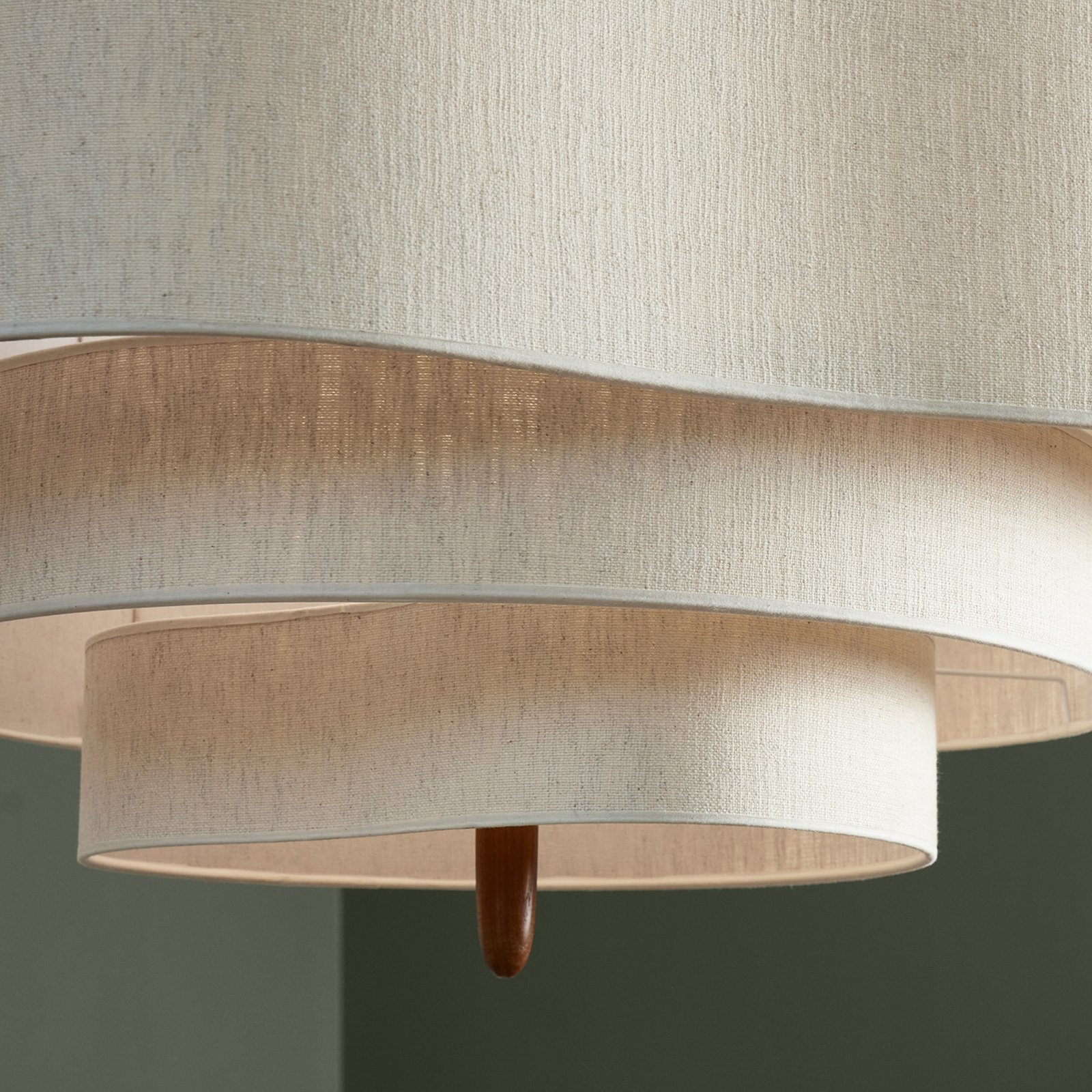 Pebble Textil-Hängelampe creme Ø 78 cm - MARKET SET Pebble Textil-Hängelampe creme Ø 78 cm - MARKET SET