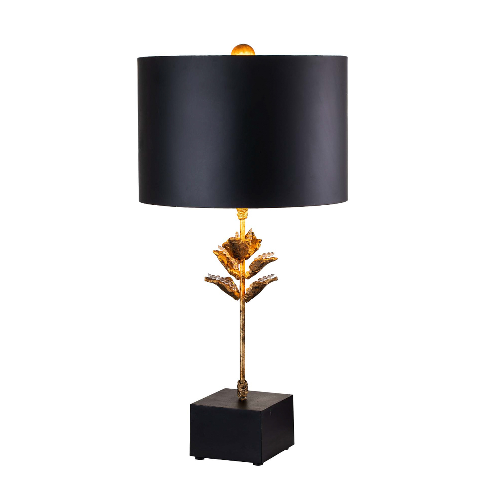 Camilia table lamp with parchment shade