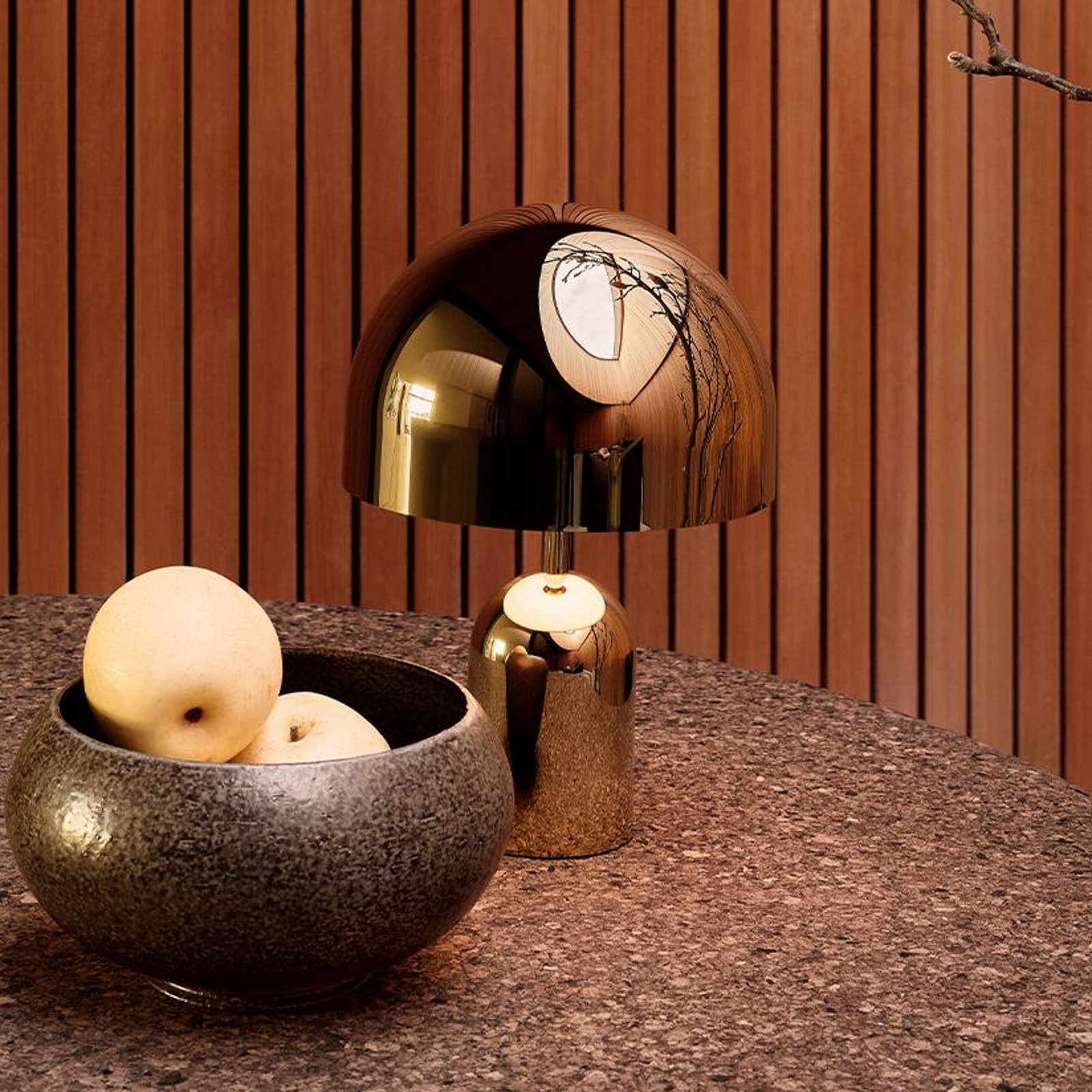 Bell Portable Bordslampa H28 IP44 Copper - Tom Dixon