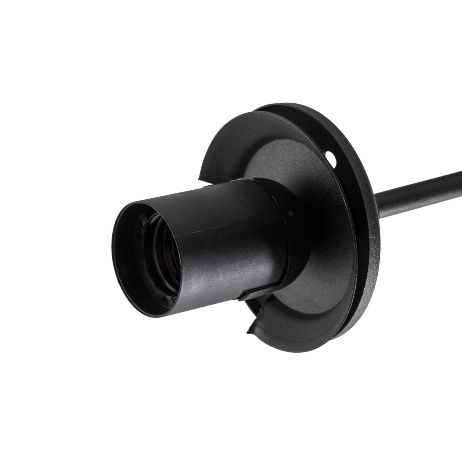 Candeeiro de teto Damar, preto, vidro, 2 lâmpadas, comprimento 44 cm Candeeiro de teto Damar, preto, vidro, 2 lâmpadas, comprimento 44 cm