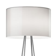 FLOS RAY F2 - Lámpara de pie pantalla de cristal transparente