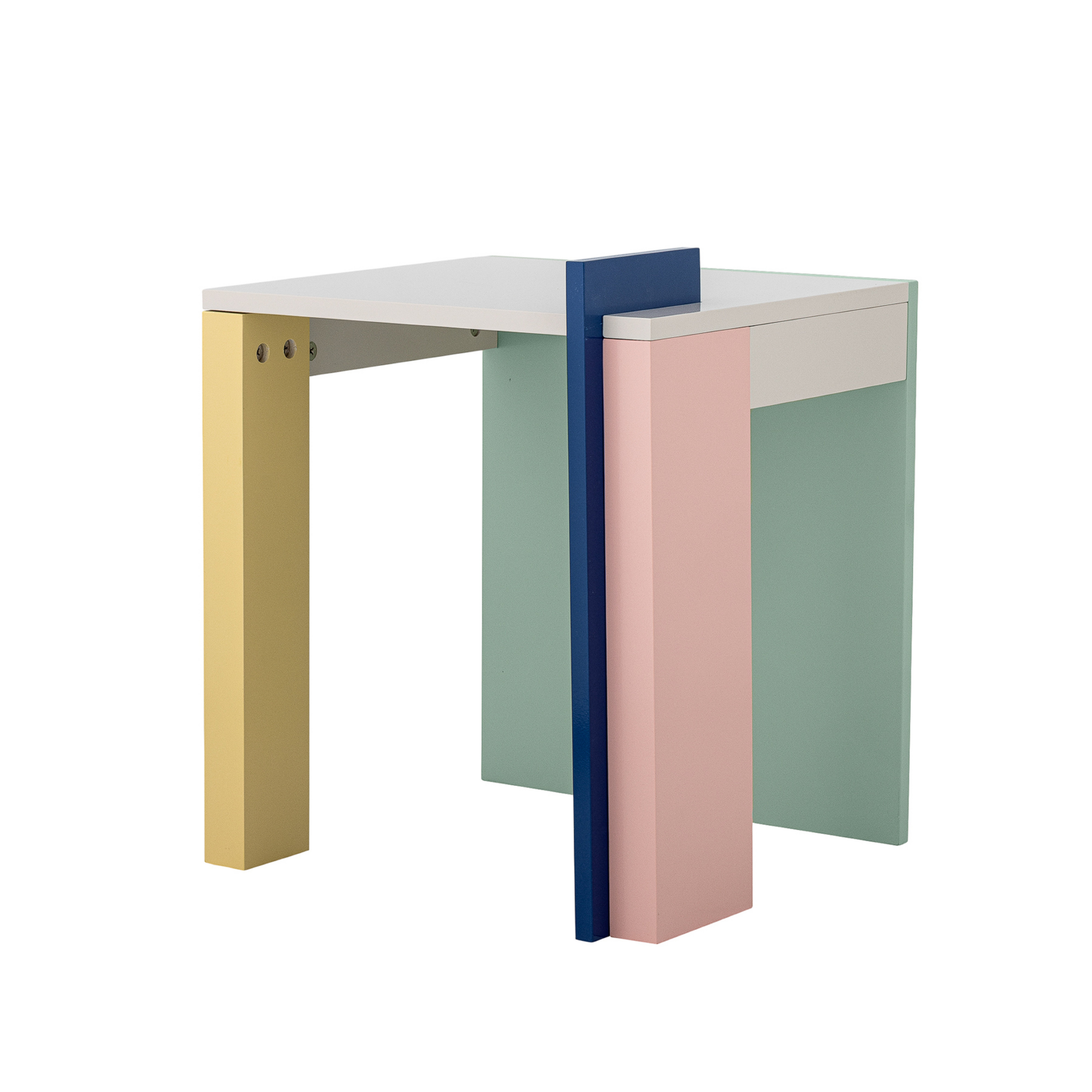 Banjo Beistelltisch, bunt, Höhe 48 cm, MDF - Bloomingville