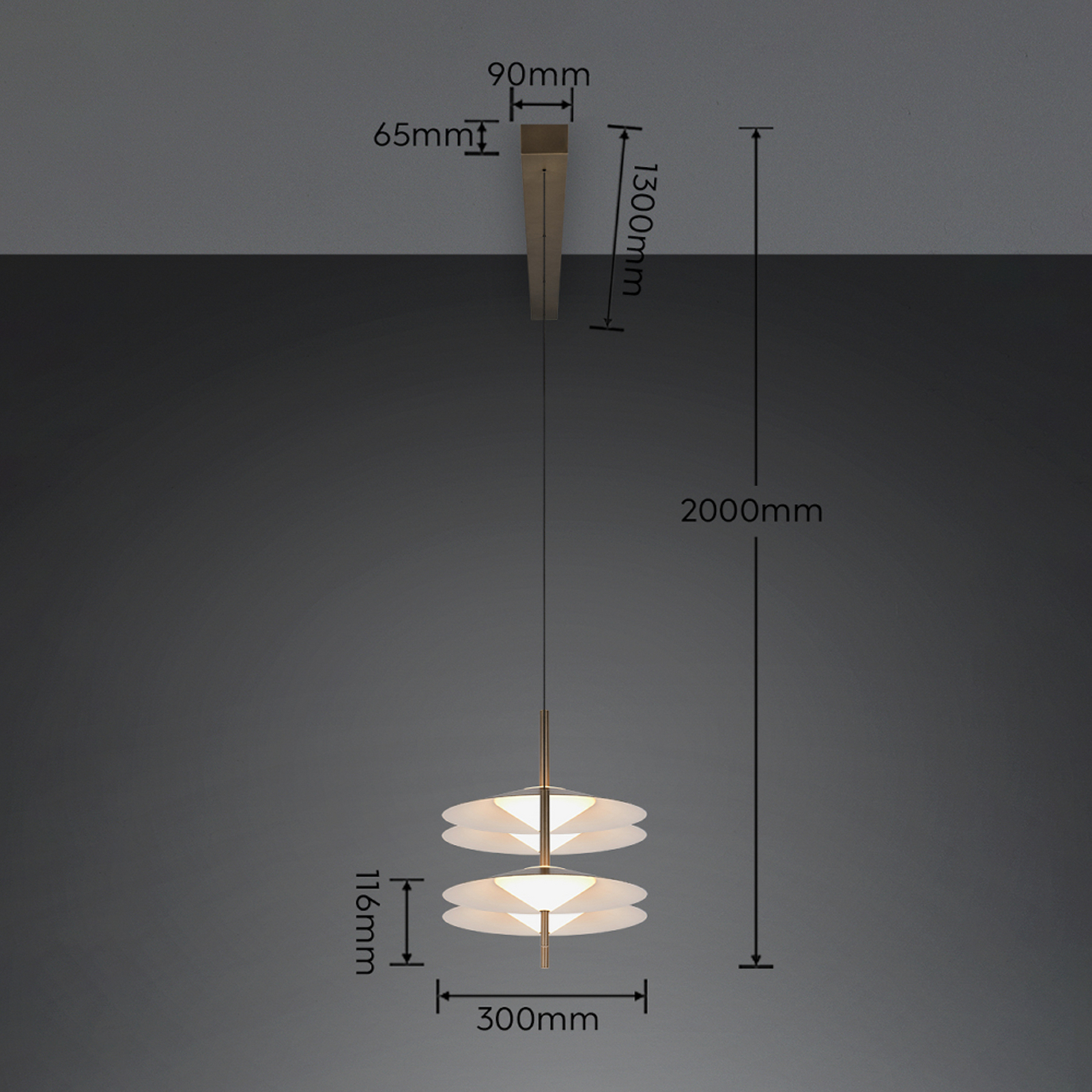 LED piekaramā lampa „Amalo“, platīna krāsā, garums 146 cm, CCT, 4 spuldzes. LED piekaramā lampa „Amalo“, platīna krāsā, garums 146 cm, CCT, 4 spuldzes.