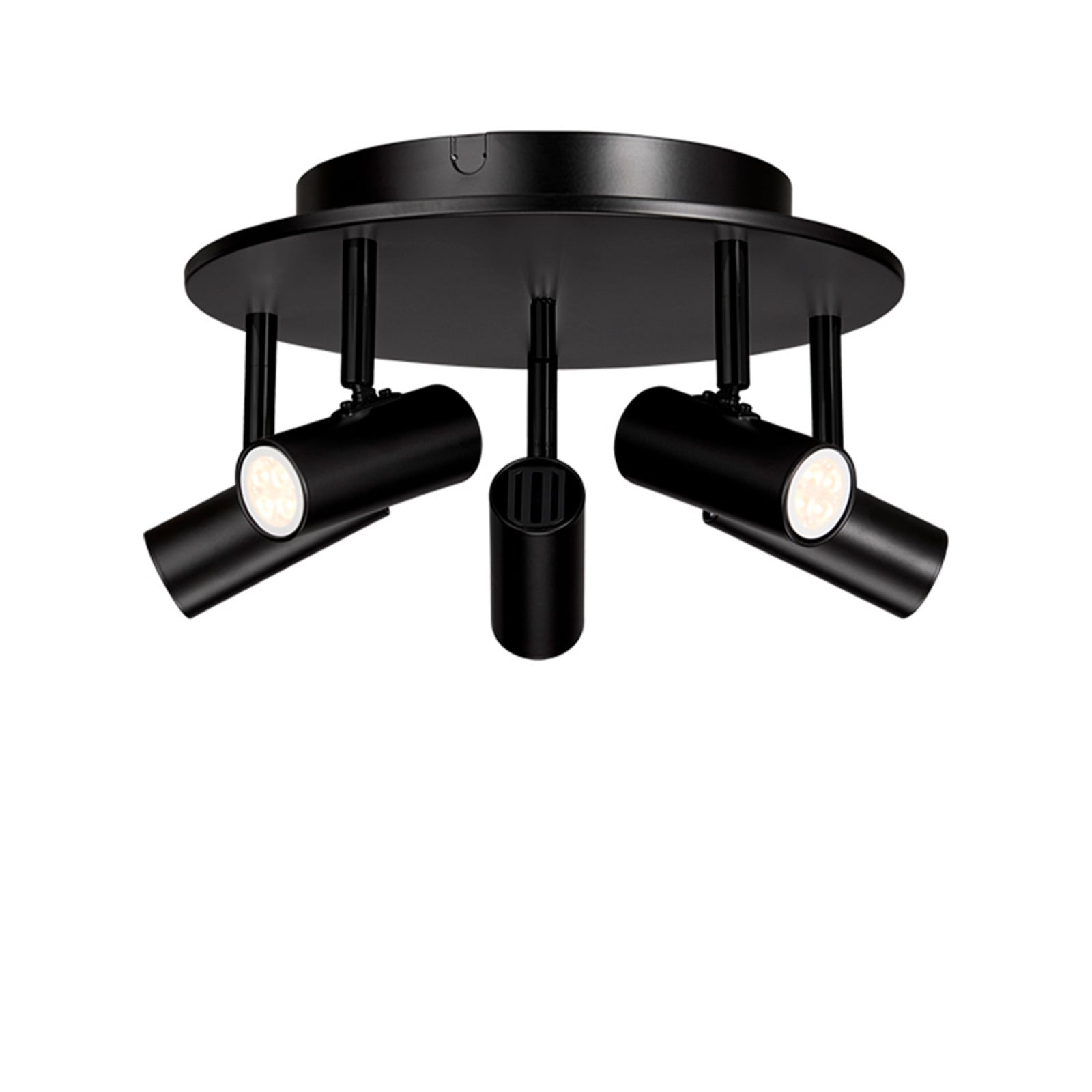 Cato 5-spot Plafond Matt Svart/Matt Svart Belid - Vardagsrum