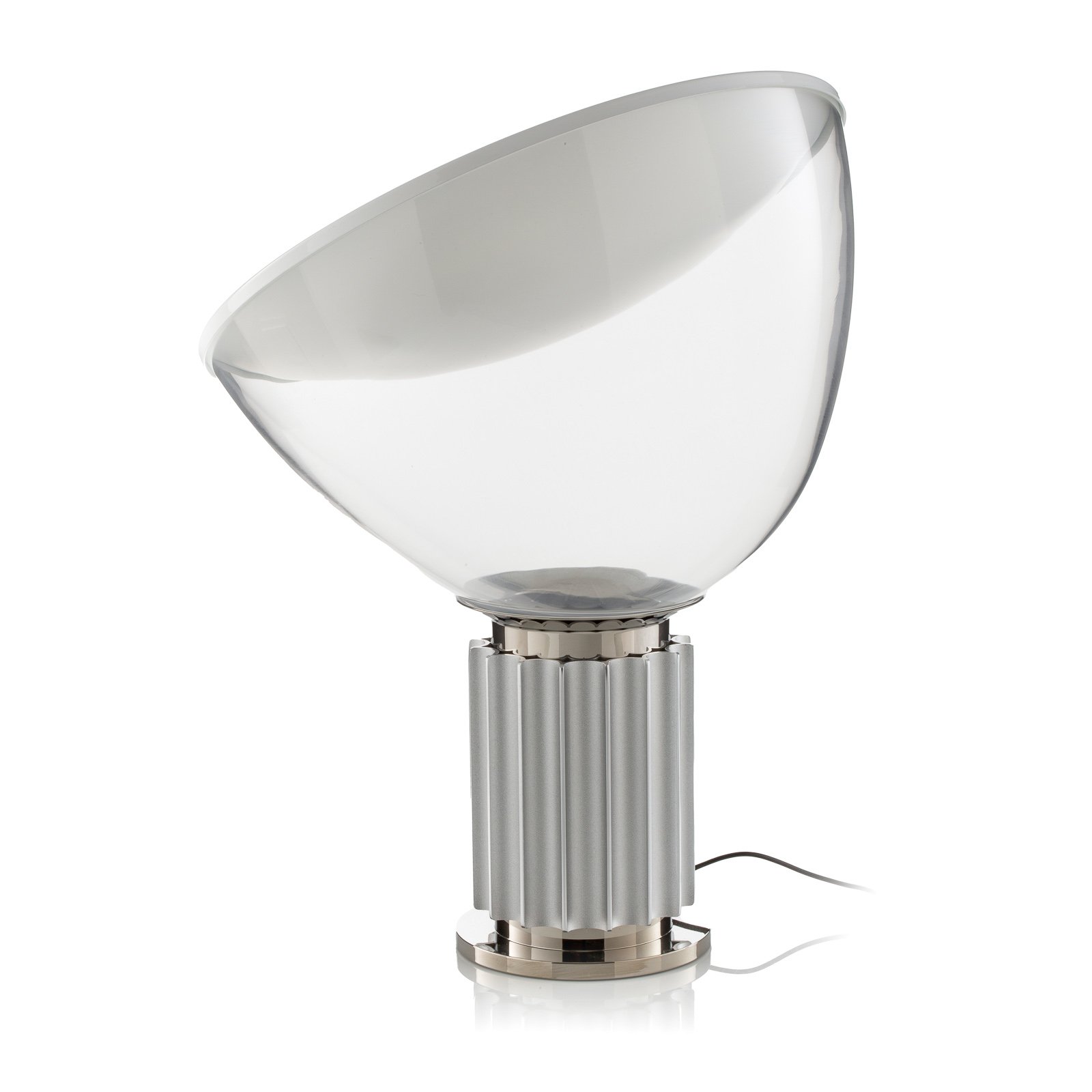 FLOS Taccia small - LED stolní lampa, hliník