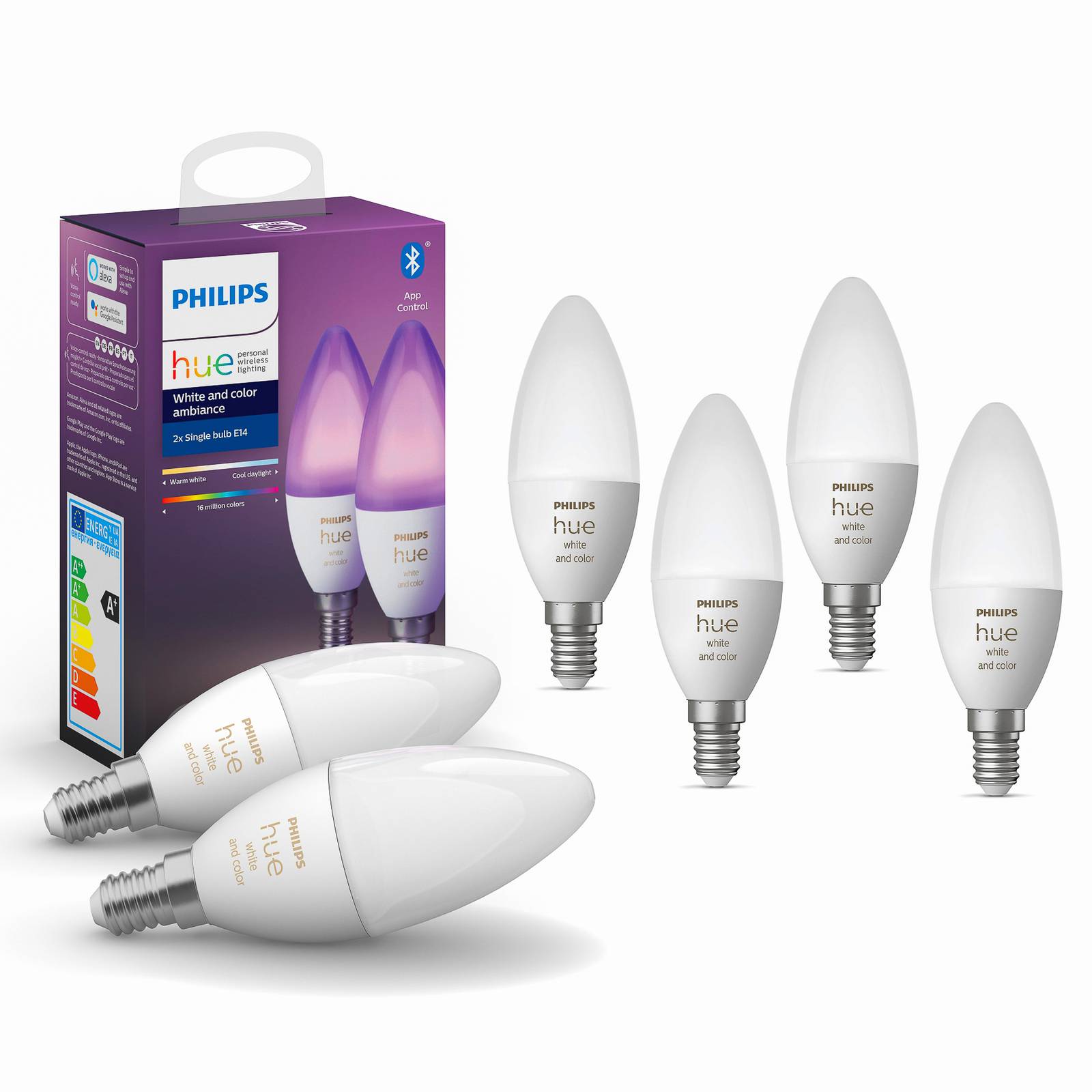 Image of 6x Philips Hue bougie White&Color E14 5,3 W 