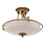 Griffin loftlampe, messing, Ø 42 cm – QUOIZEL