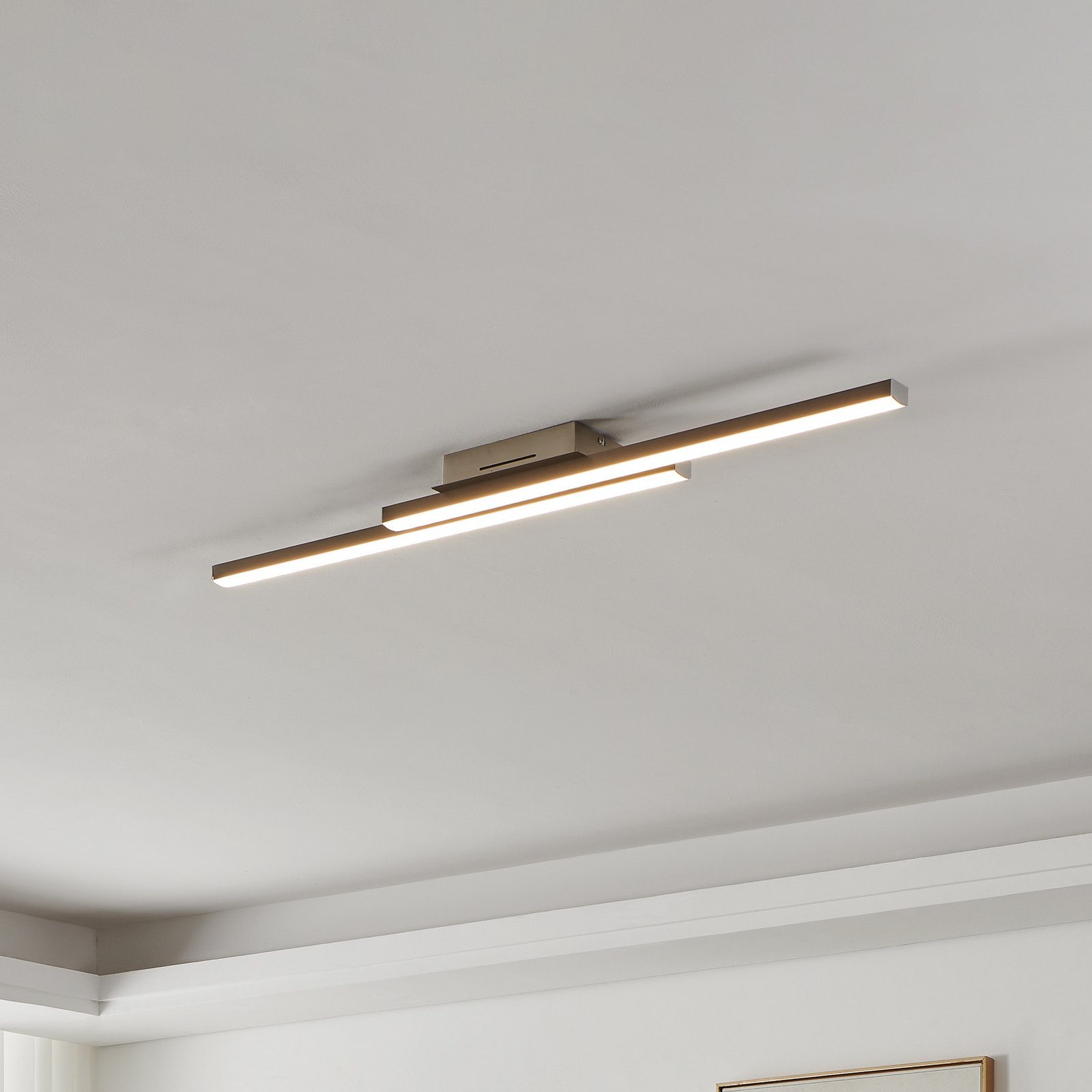 EGLO connect Fraioli-Z LED mennyezeti lámpa nikkel