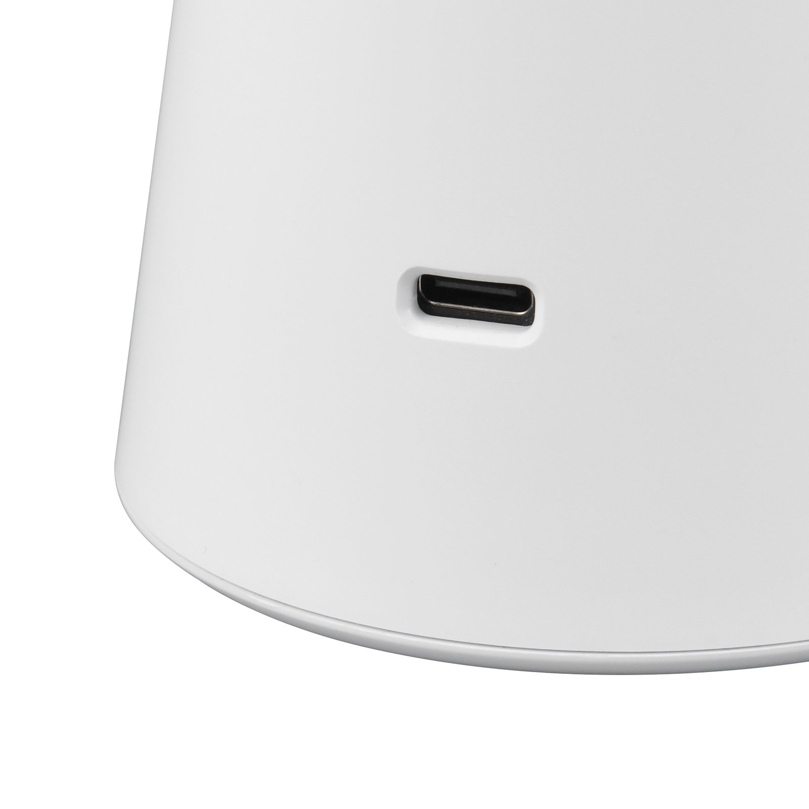 Torrez genopladelig LED-bordlampe, hvid, højde 28,5 cm, CCT