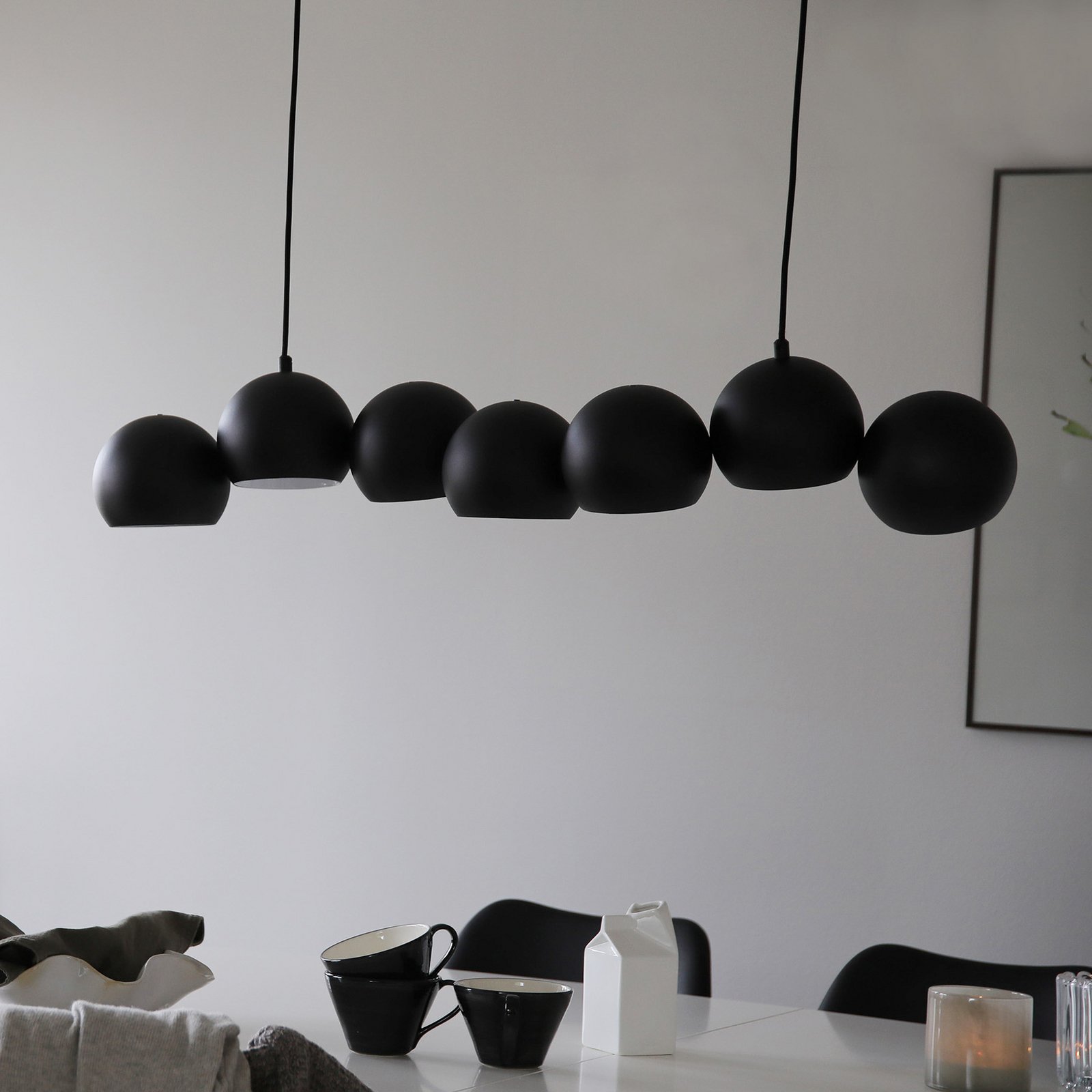 Cupolo 7 Pendant Black - Markslöjd