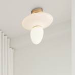 Nuura Rizzatto 42 ceiling light, brass/white