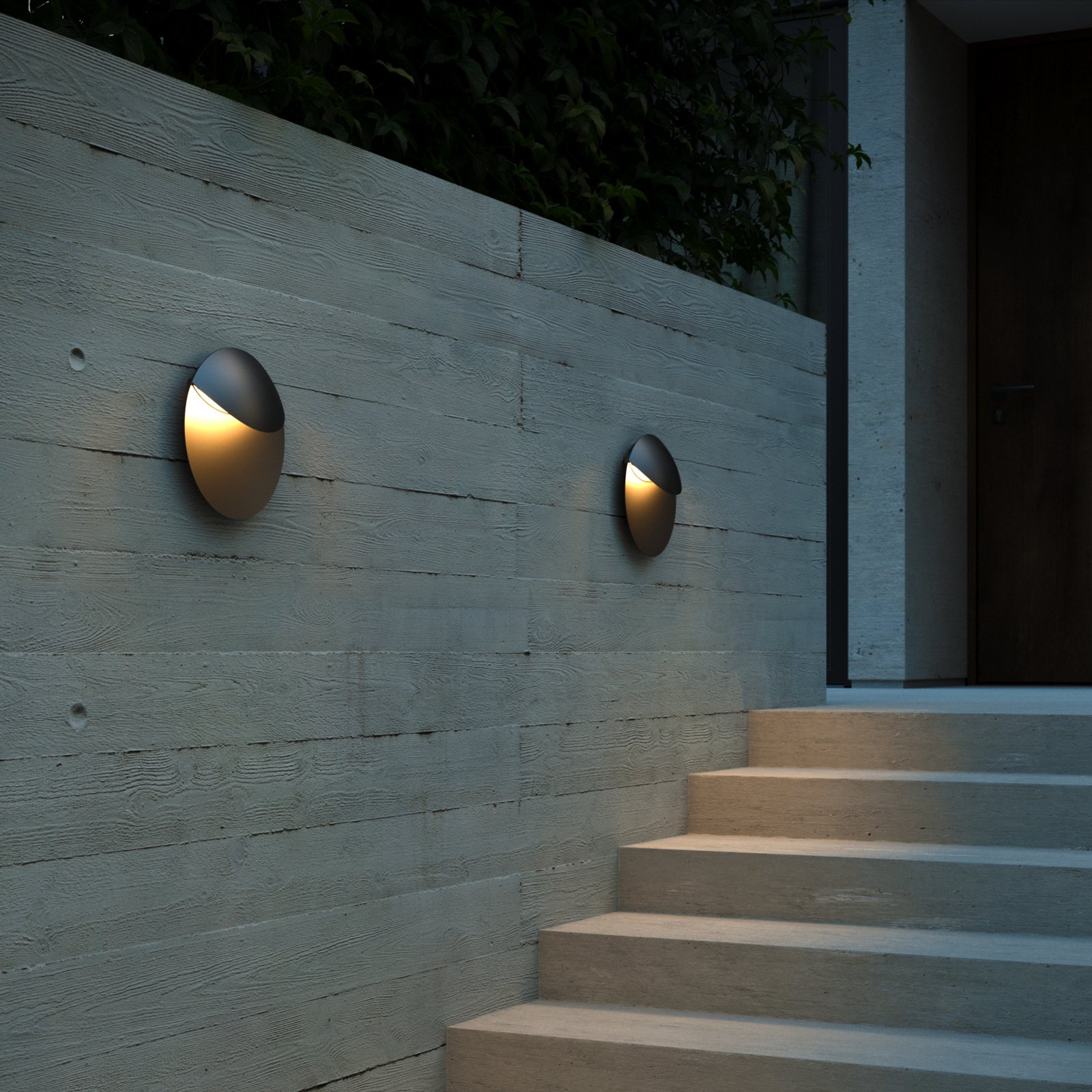 Valopin LED Buiten Wandlamp Seaside Black - Nordlux