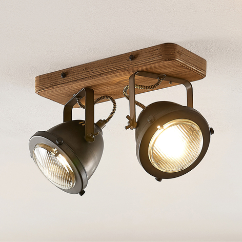 Lindby Shila taklampe, 2 lyskilder