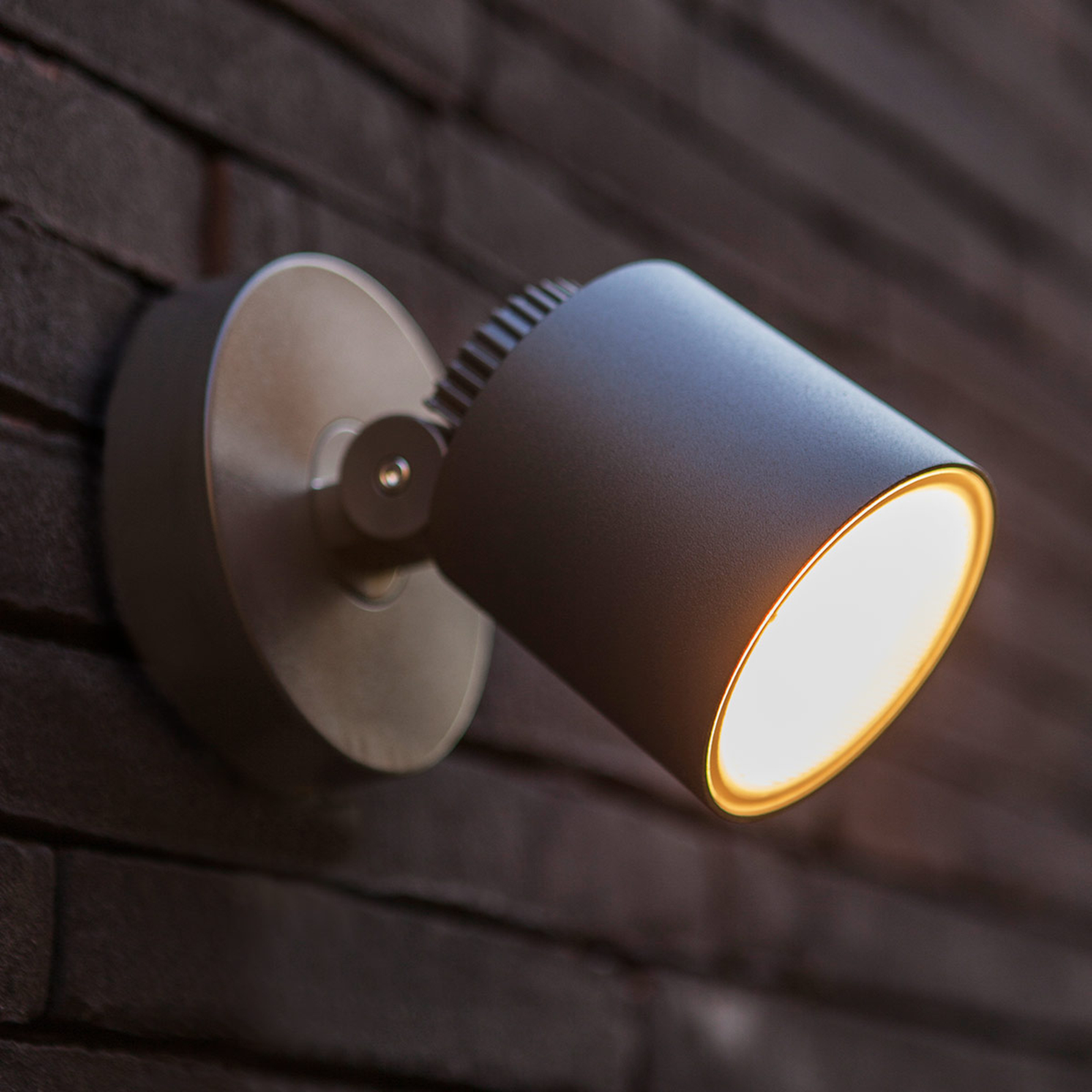 Eco-Light Explorer LED outdoor wall light, die-cast aluminium, polycarbonate, 5.3 W, energy efficiency: A+, W: 10.7 cm, H: 11.8 cm