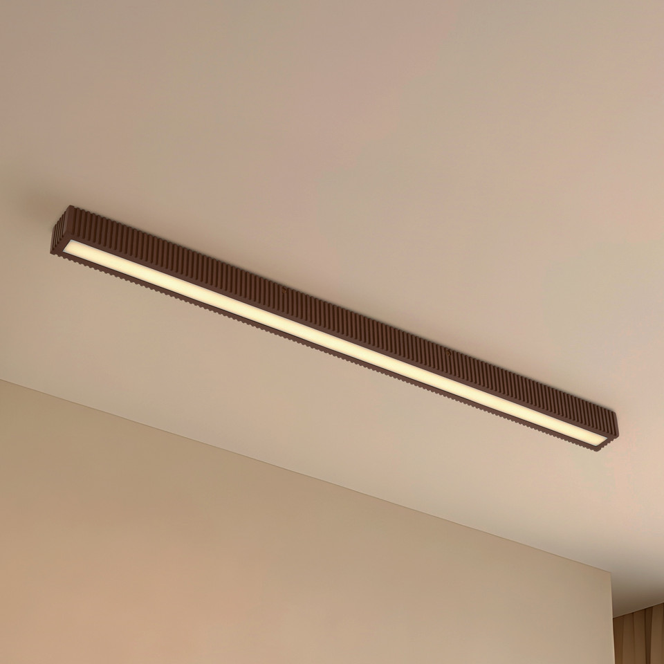 Lucande Emara LED-taklampa, trä från Lucande