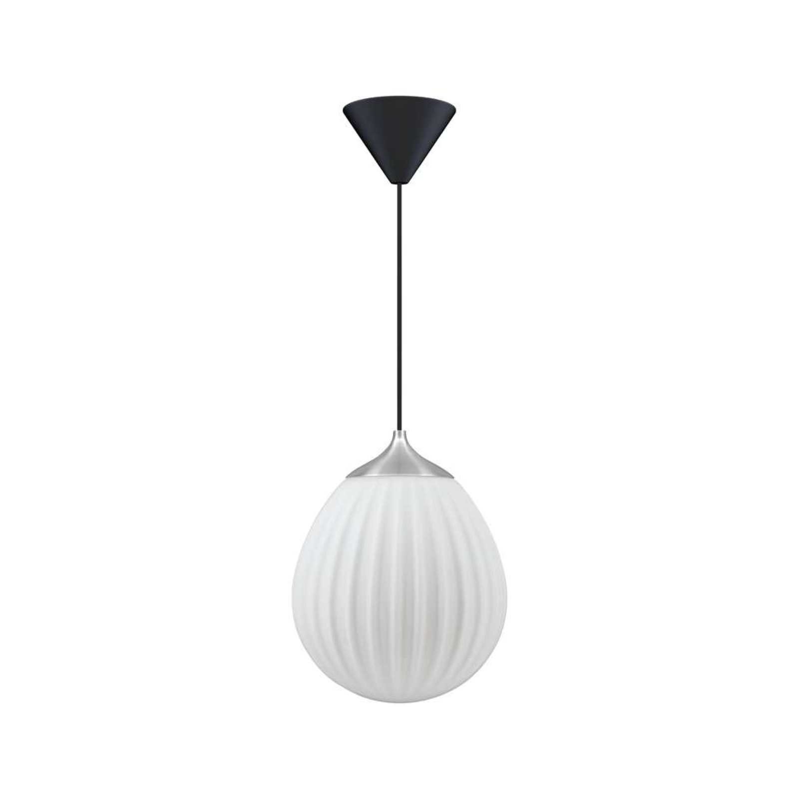 Around the World Závěsná Lampa Mini Brushed Steel/White/Black - UMAGE