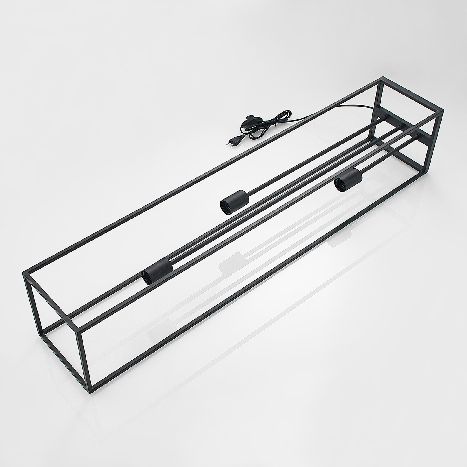 Krisha Vloerlamp Black - Lindby
