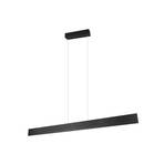 Candeeiro suspenso Galway LED, preto mate, subida/descida, CCT, metal