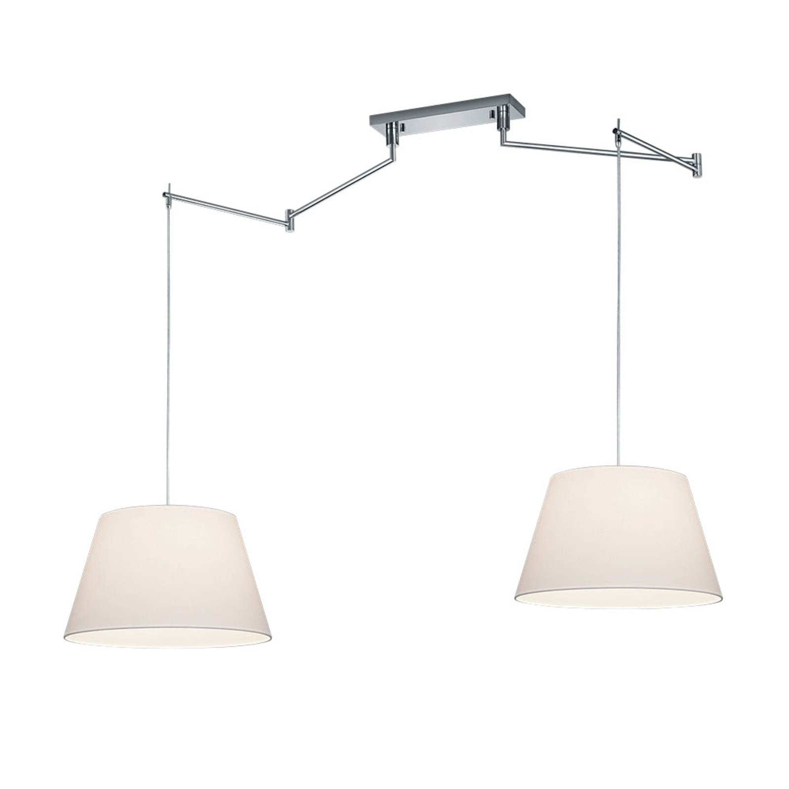 Helestra Certo hanglamp conisch 2-lamps