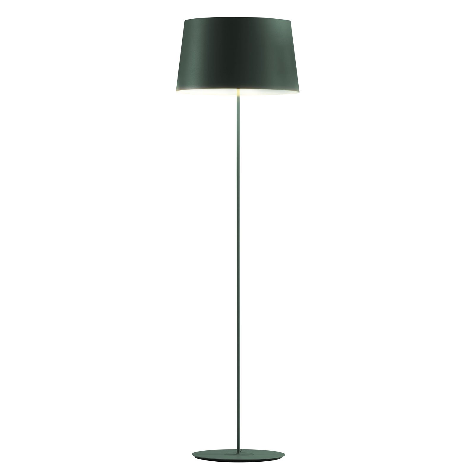 Vibia Warm 4906 lampa podłogowa, zielona