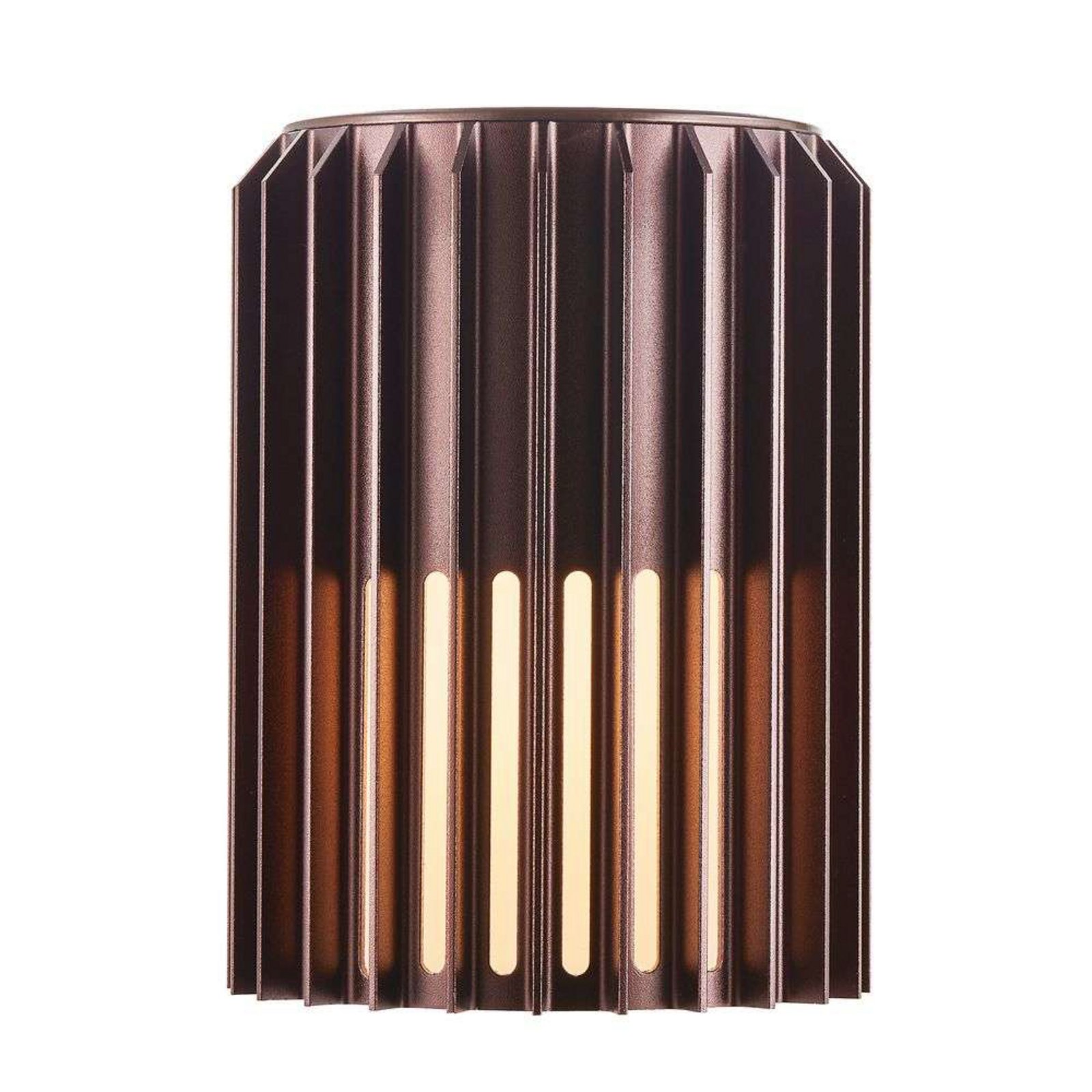 Aludra Utomhus Vägglampa Seaside Brown Metallic - Nordlux