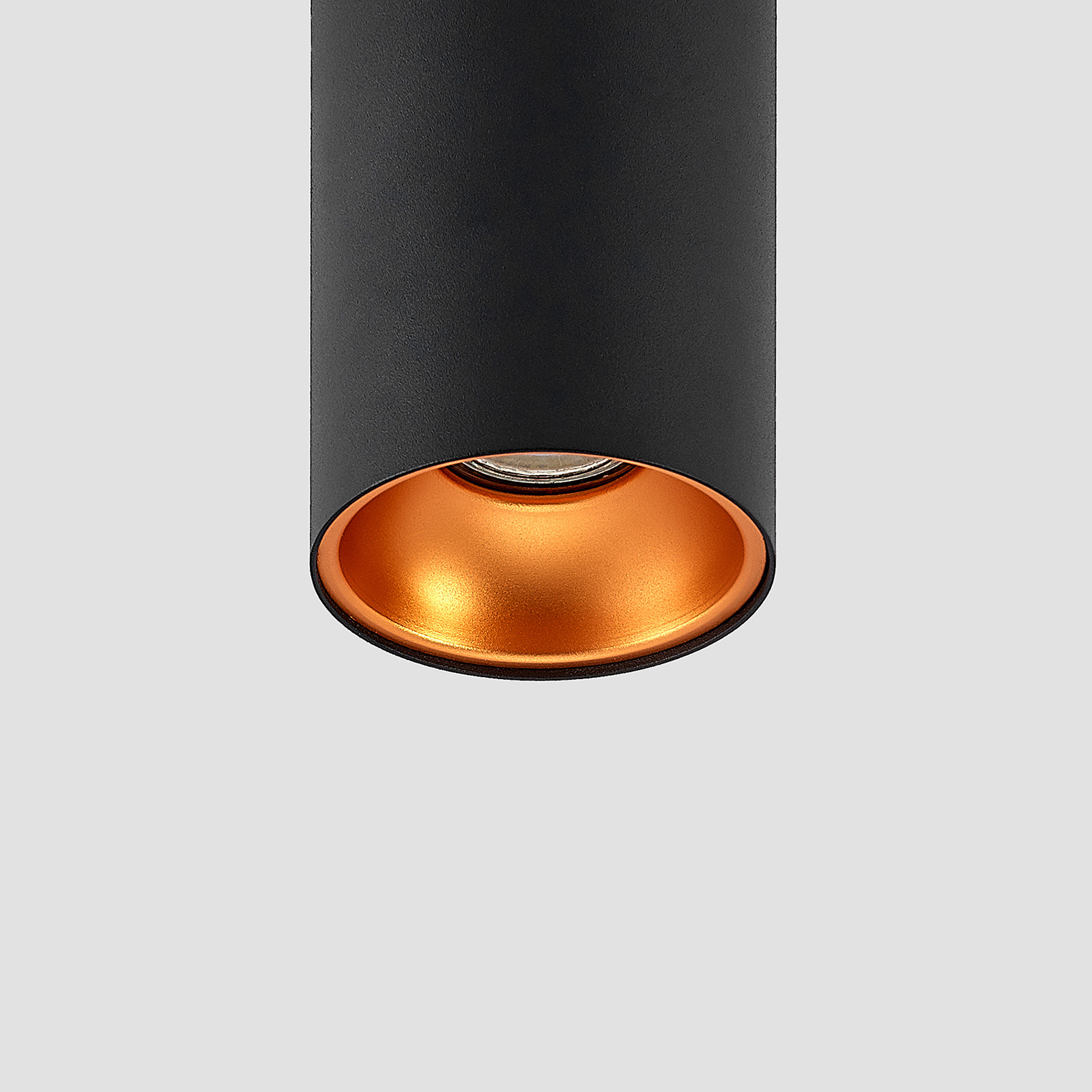 "Arcchio Hinka" lubinis šviestuvas, apvalus, 18 cm, juodas