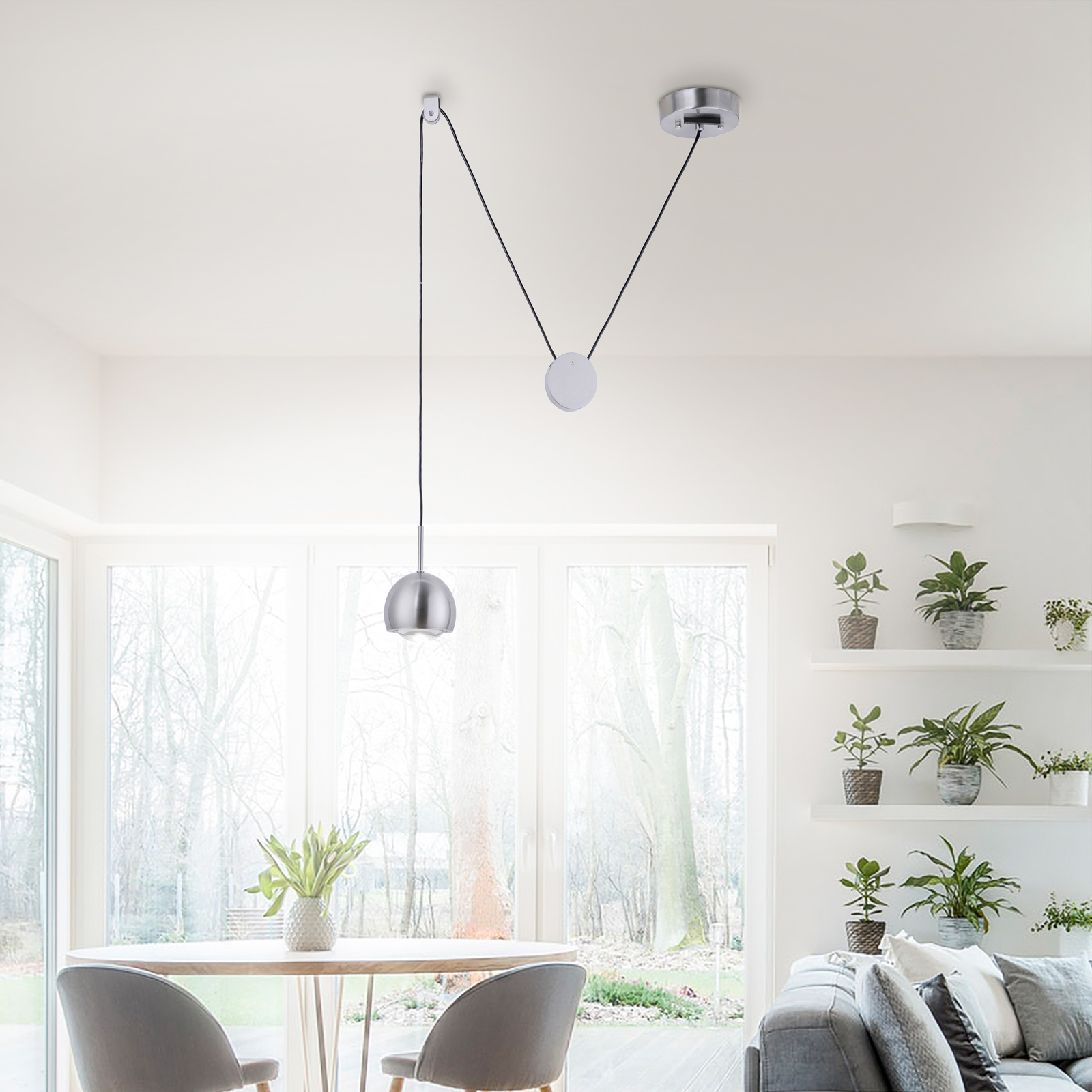 Paul Neuhaus Q-ADAM LED závěsné světlo Smart Home