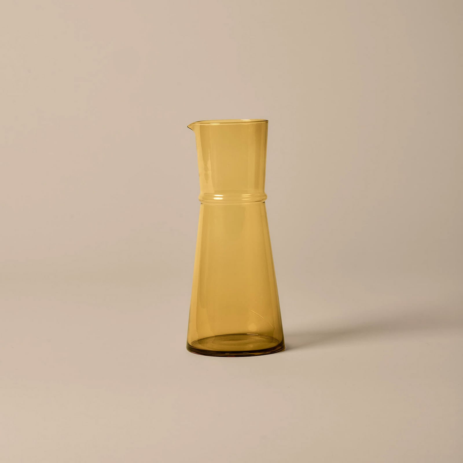 Boya karaf, geel, 1,35 liter, hoogte 25 cm, glas - ferm LIVING