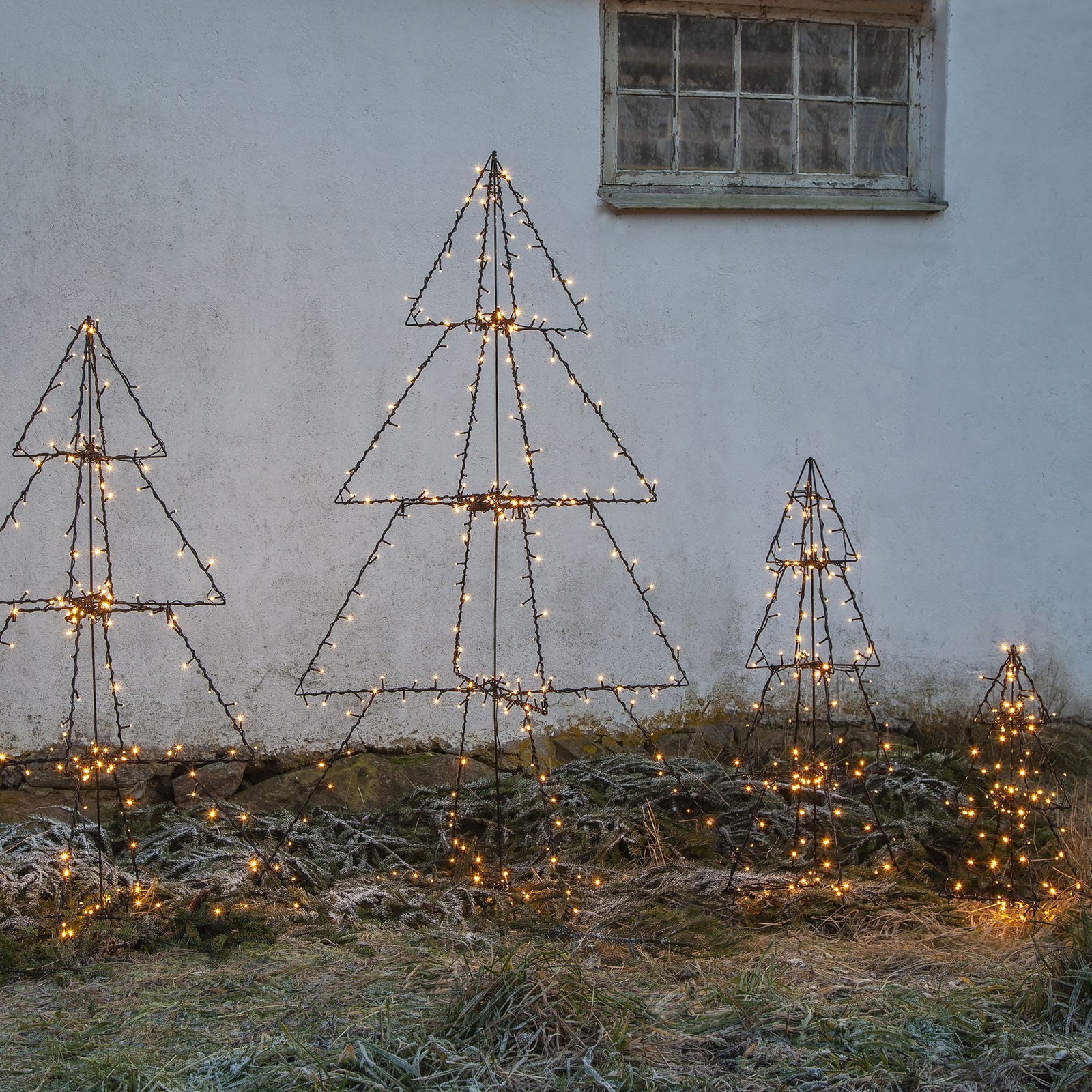 LED kültéri dekoráció Light Tree Foldy, magasság 90 cm