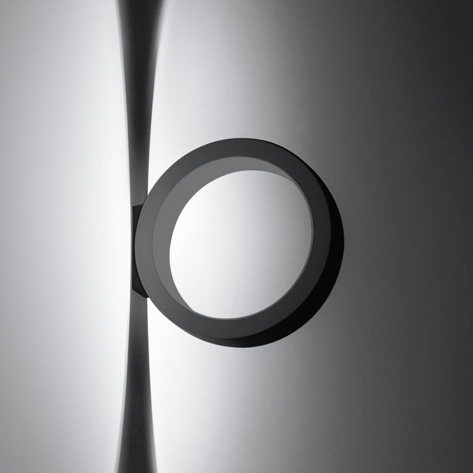 Cini&Nils Assolo - black LED wall lamp, dimmable