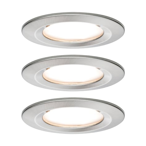 Paulmann 3 spots Nova Coin rond, dimm. 3 réglages