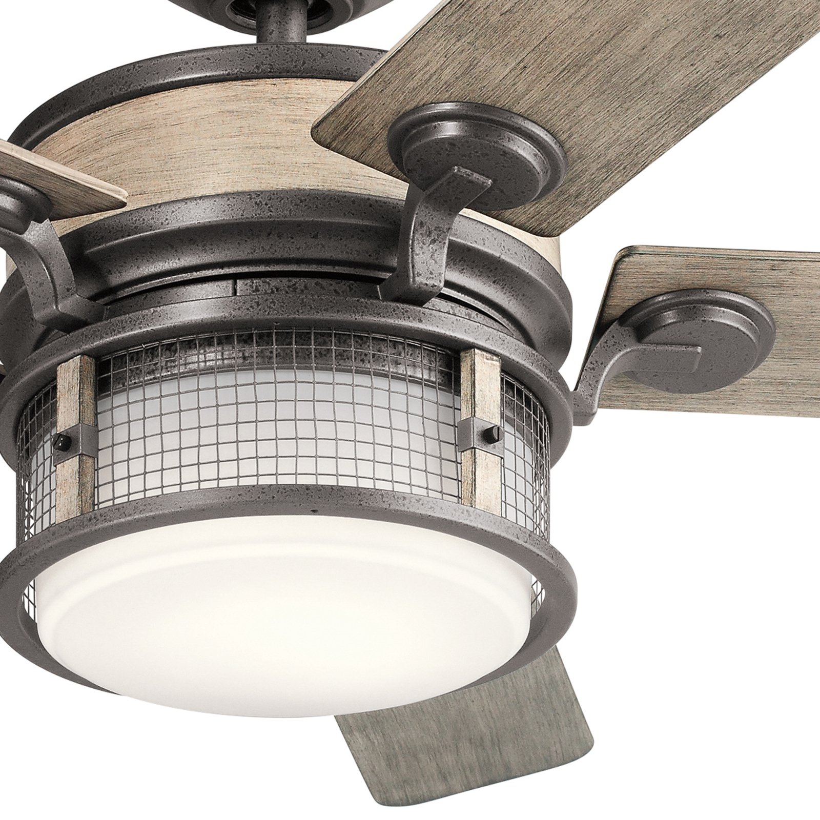 Ahrendale LED ceiling fan, IP44