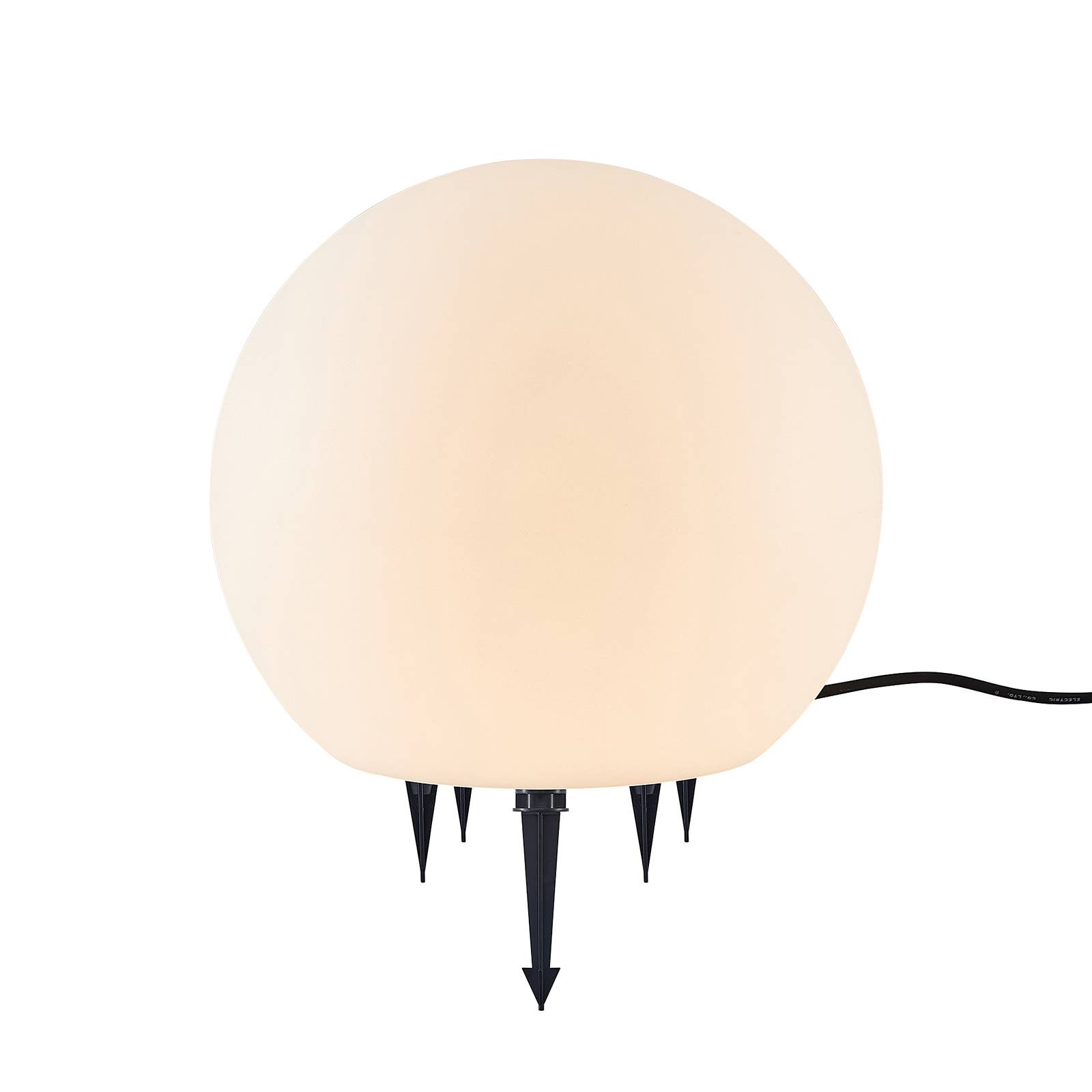 Arcchio Orlana -valaisinpallo, valkoinen, 35 cm - moderni terassivalo - terassivalaisin