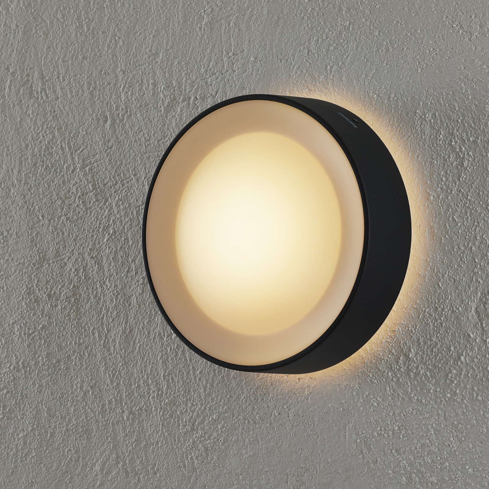 Daylo Außen Wandleuchte White/Color Amb. Black - Philips Hue