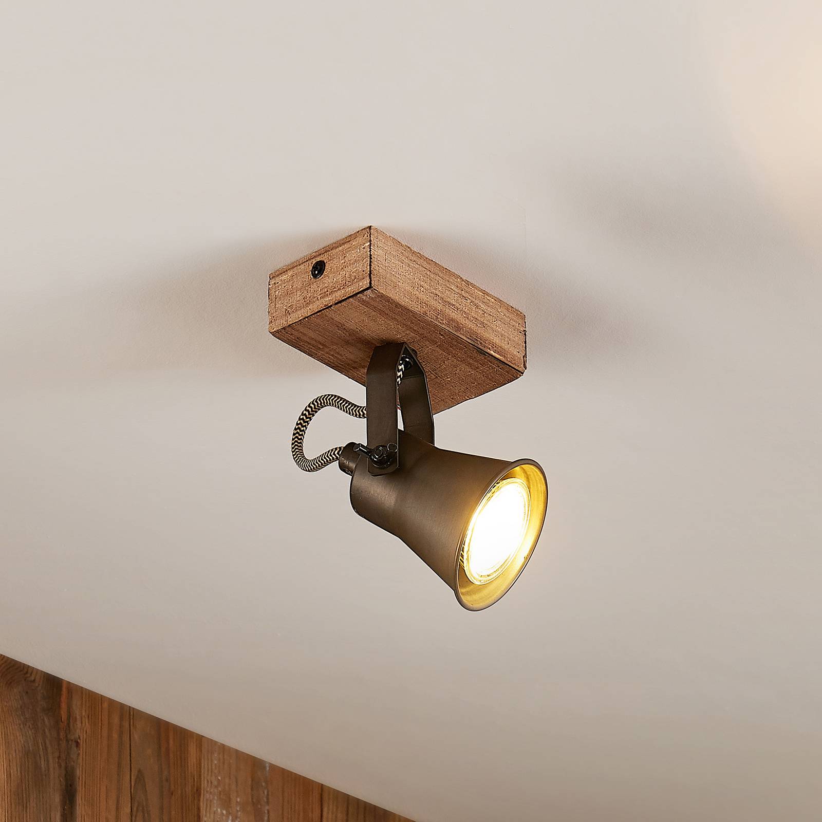 Lindby Grandesa spot pour plafond, à 1 lampe