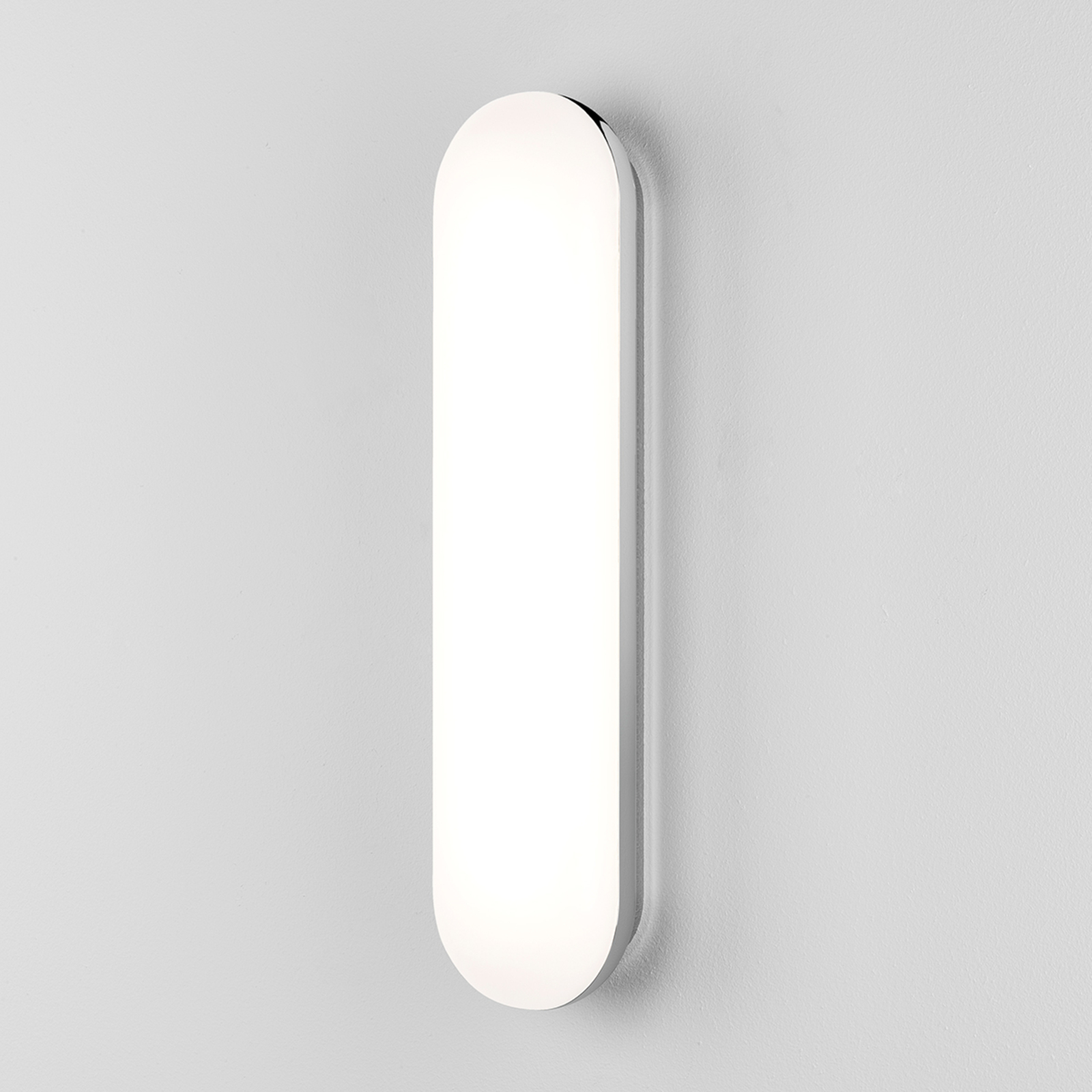 Astro Altea - shiny chrome LED bathroom wall light
