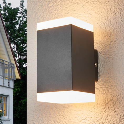 Hedda - kantige LED-Außenwandleuchte