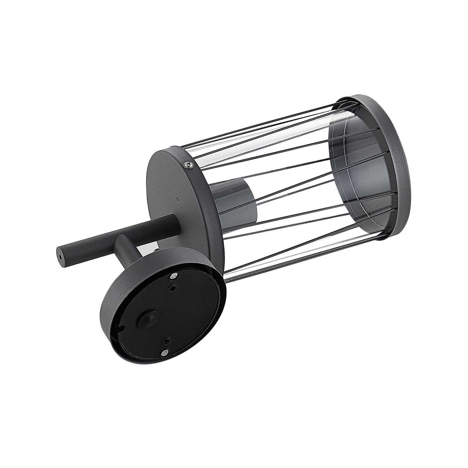 Yonan Udendørs Væglampe Dark Grey/Clear - Lindby