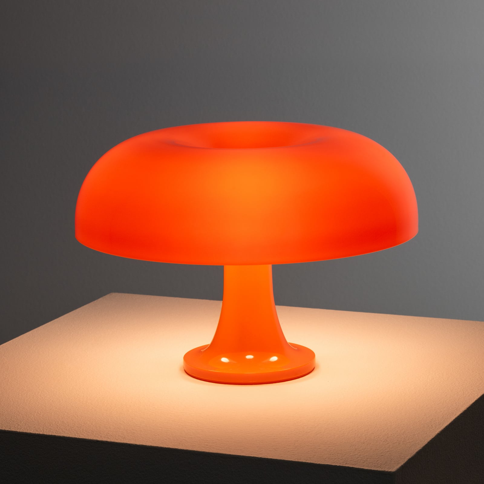 Artemide Nessino - designer table lamp, orange