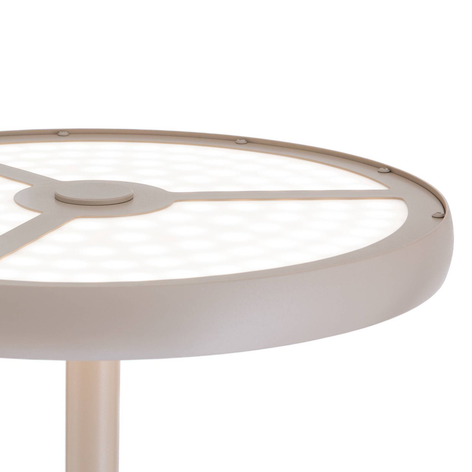 Lampa stojąca LED KANT, khaki, wysokość 185 cm, CCT, ściemniany, w górę/w dół