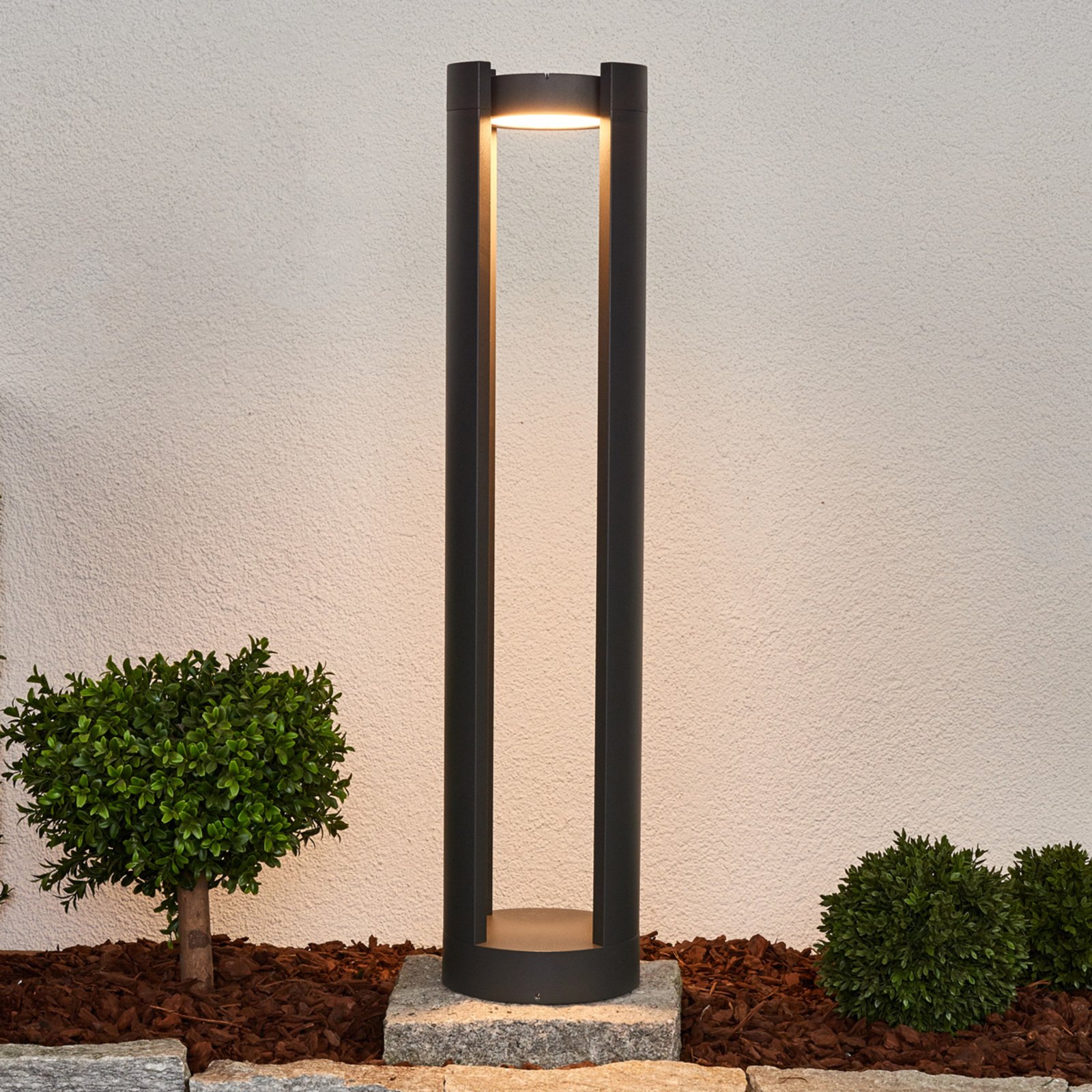Dylen High LED Außen Gartenleuchte IP65 Graphite - Lucande