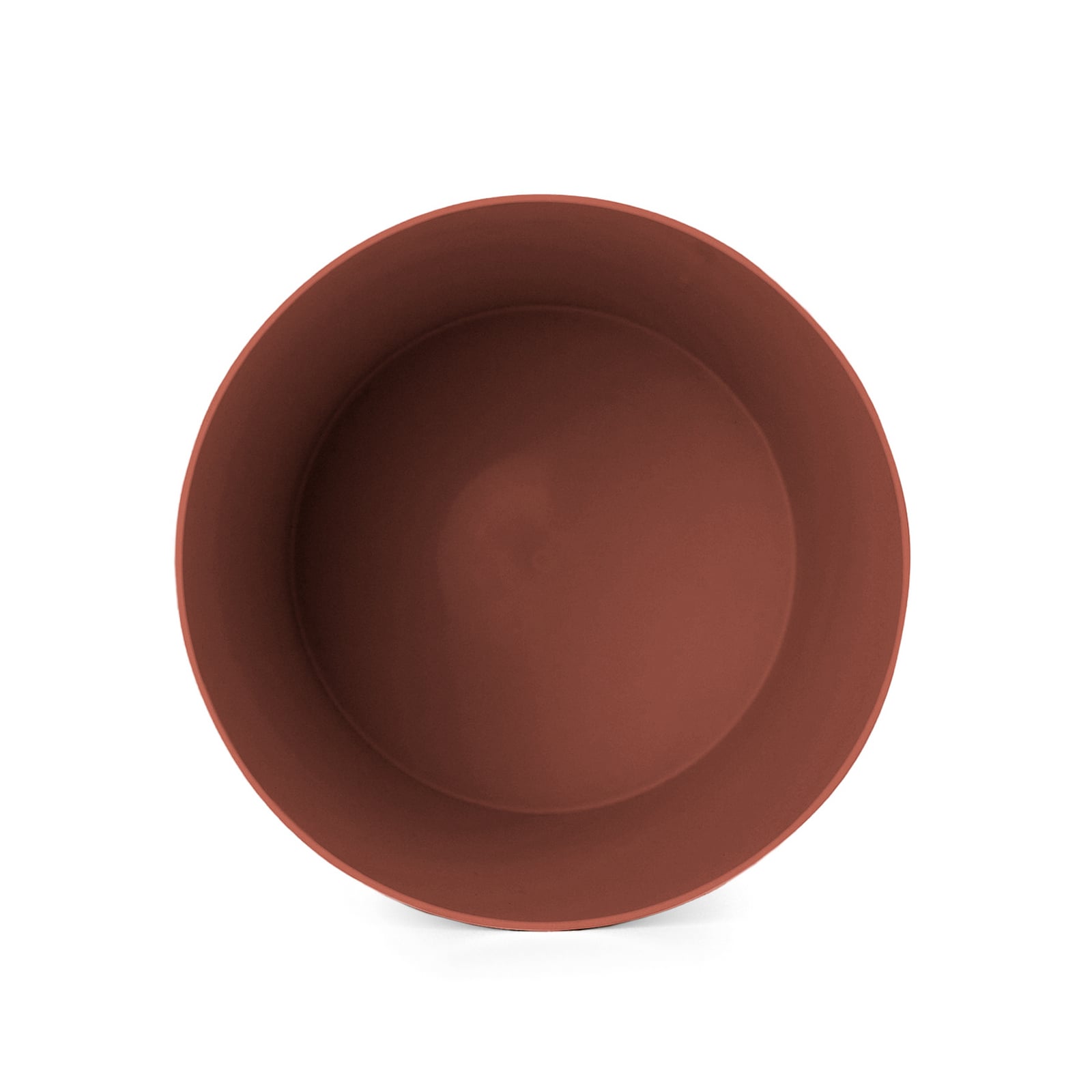 Wastepaper basket, dark red, height 38 cm, Ø 25 cm - Kartell