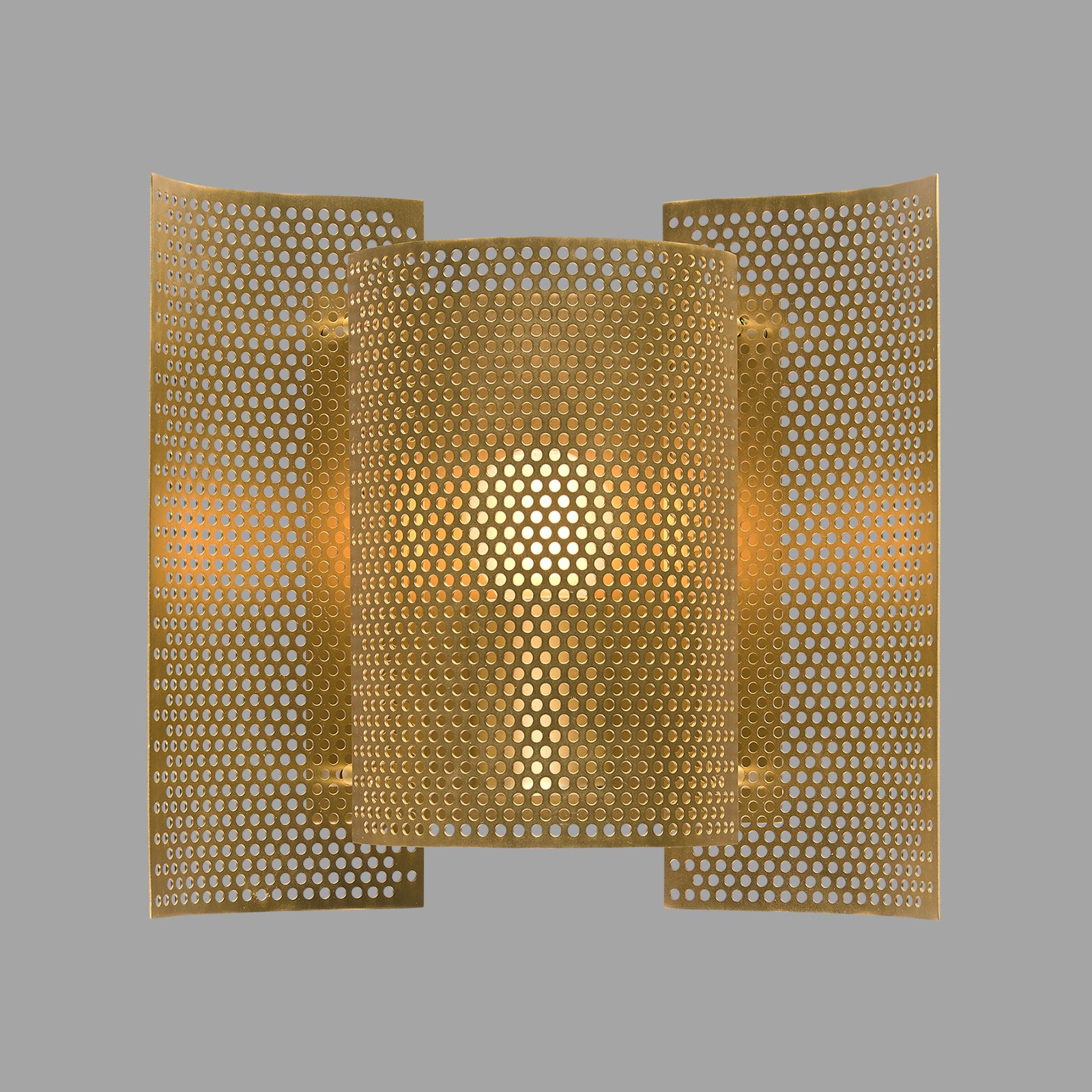 Butterfly Perforated Wandleuchte Brass - Northern