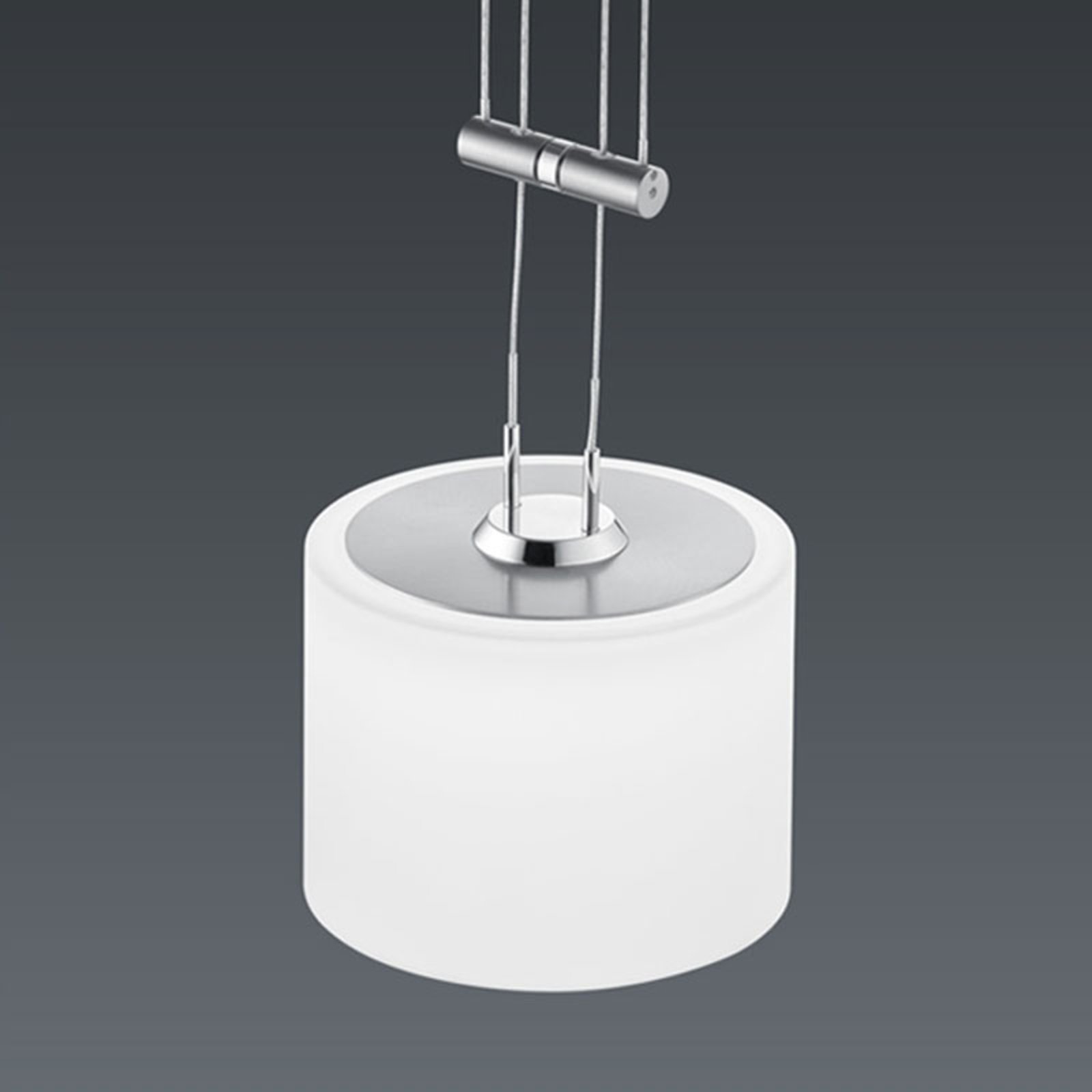 BANKAMP Grazia -riippuvalo ZigBee 3-lamp. nikkeli