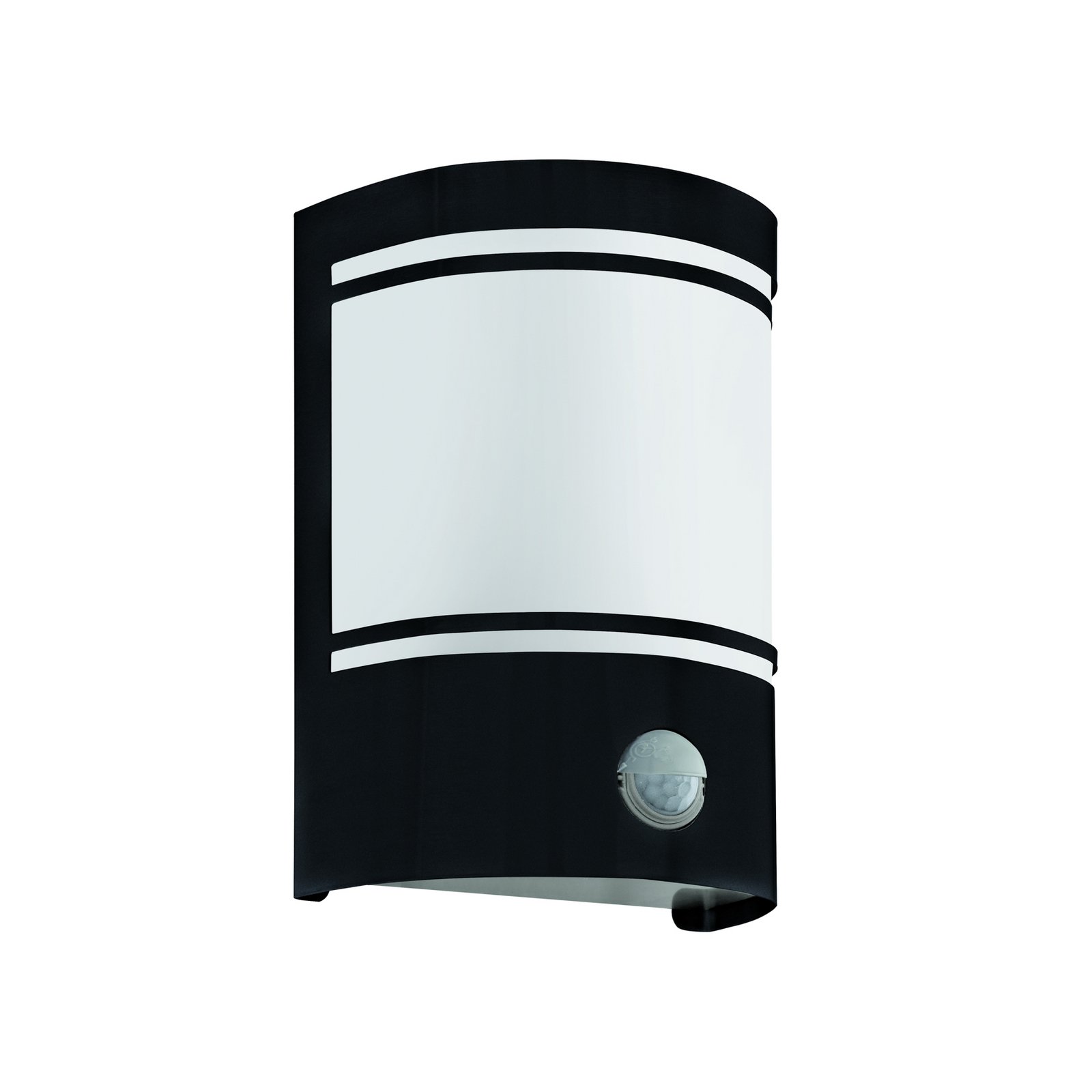 Buitenwandlamp Cerno met bewegingsmelder, zwart